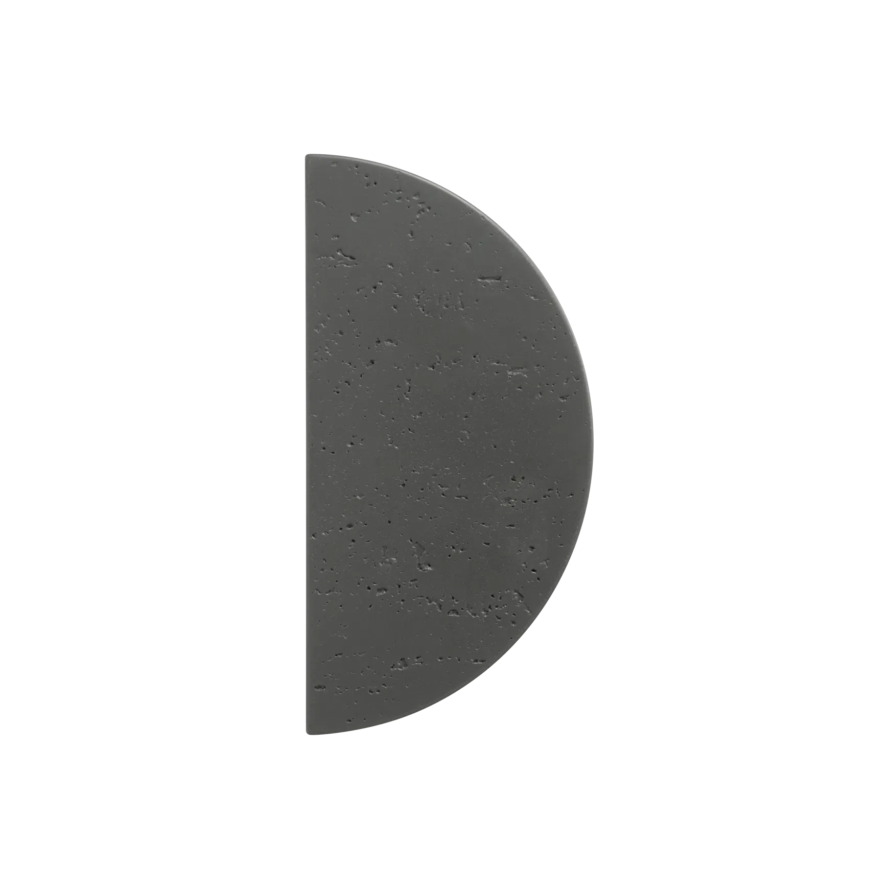 Atelis Concrete Half Moon Entry Door Pull (Single)