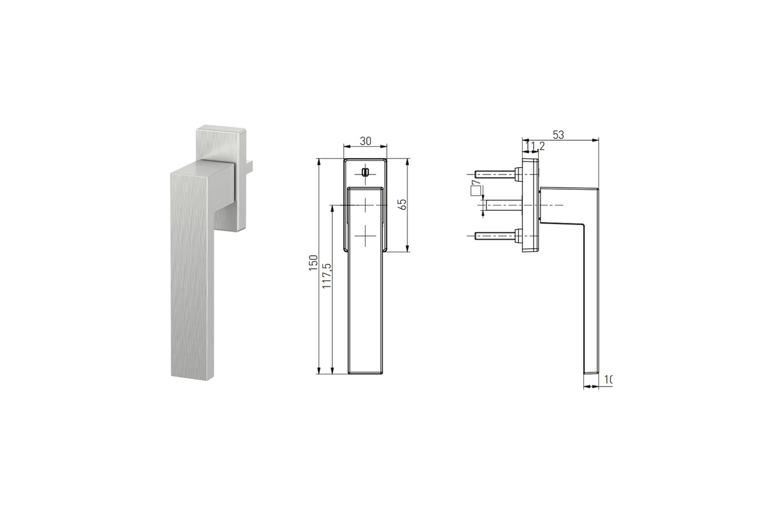 Dublin Range - Architectural Window & Door Handles