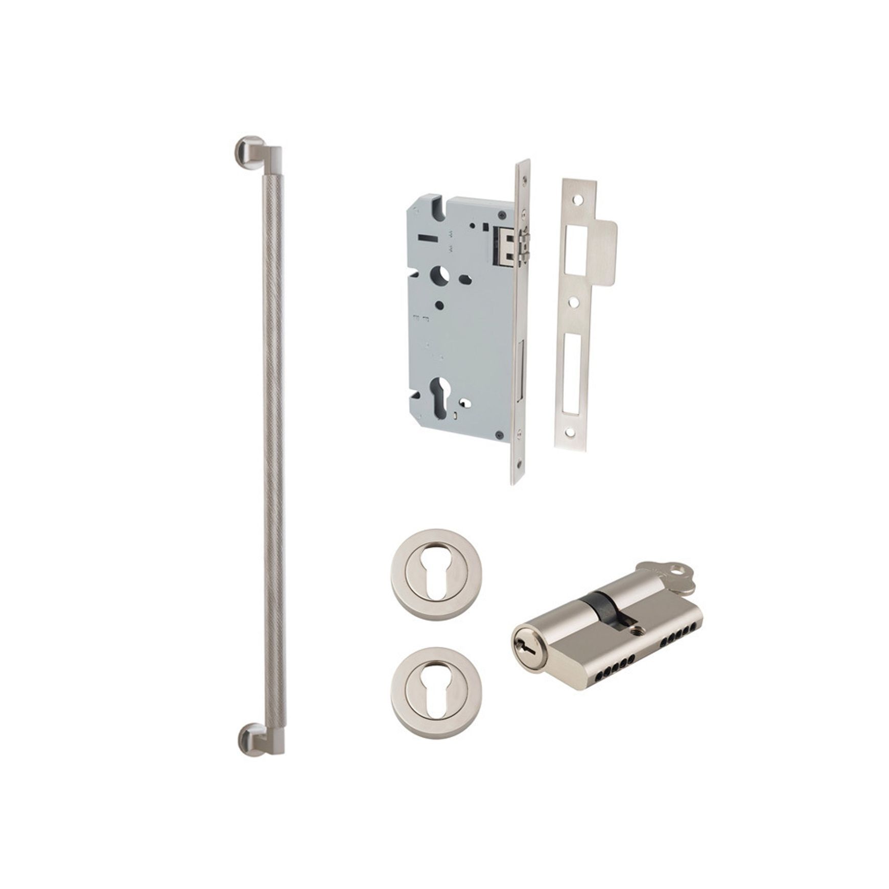 Iver Brunswick Door Pull Handle Entrance Kit Key/Key