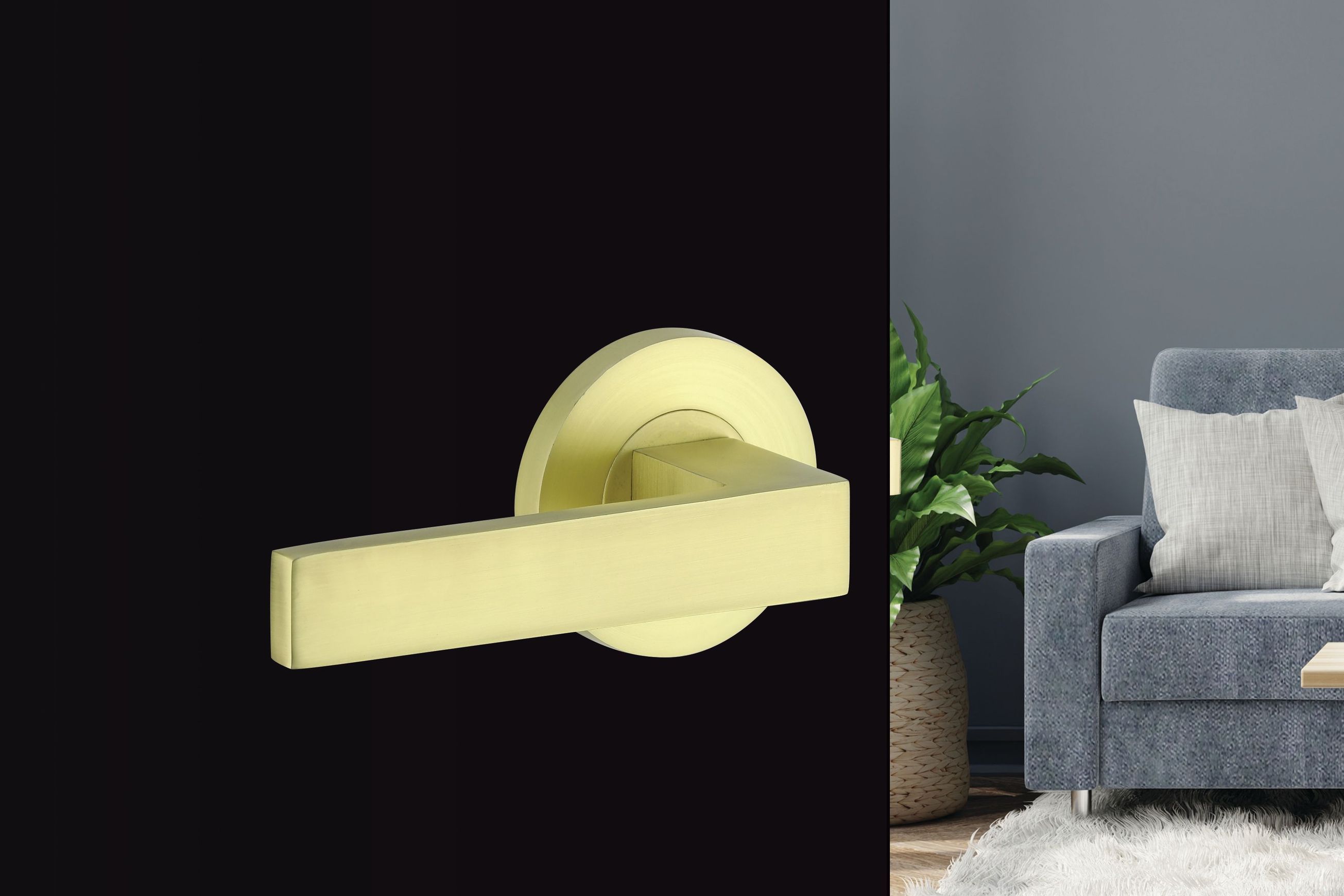 Linear Passage/Privacy Lever Handle 3580