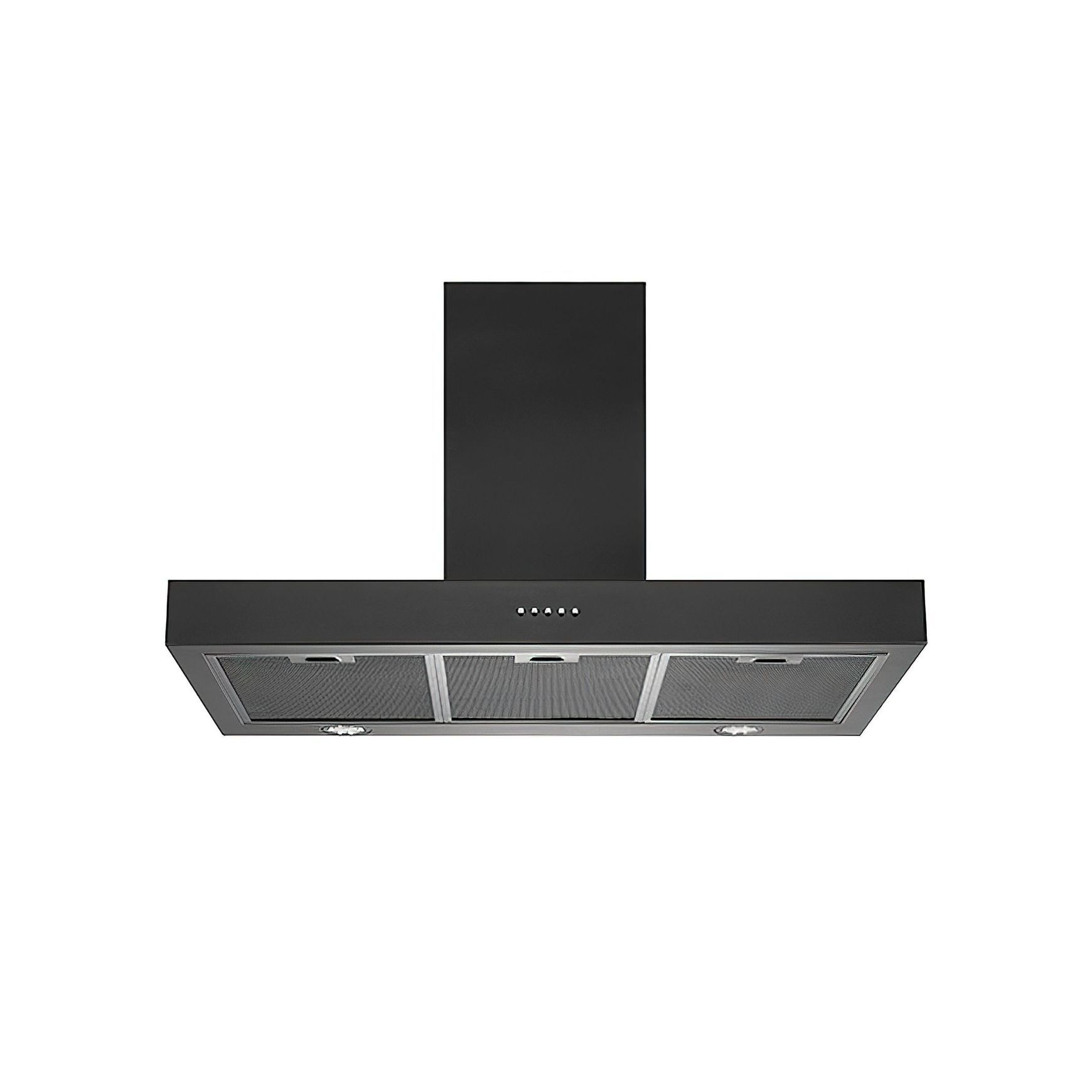 Black Wallmount Rangehood 900mm - TSH-900B