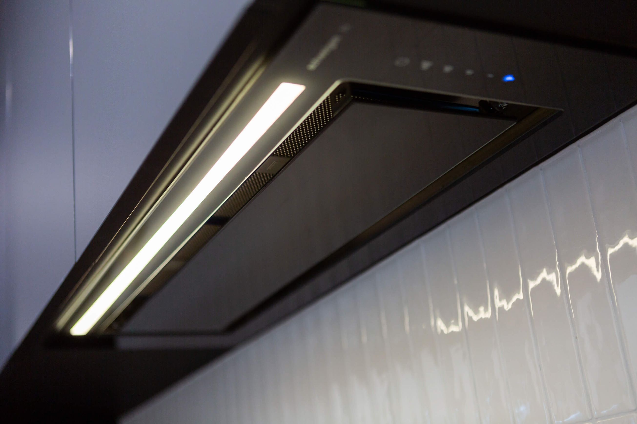 Silent Glass Undermount Rangehood 900mm - KLS-9GLASSBLK