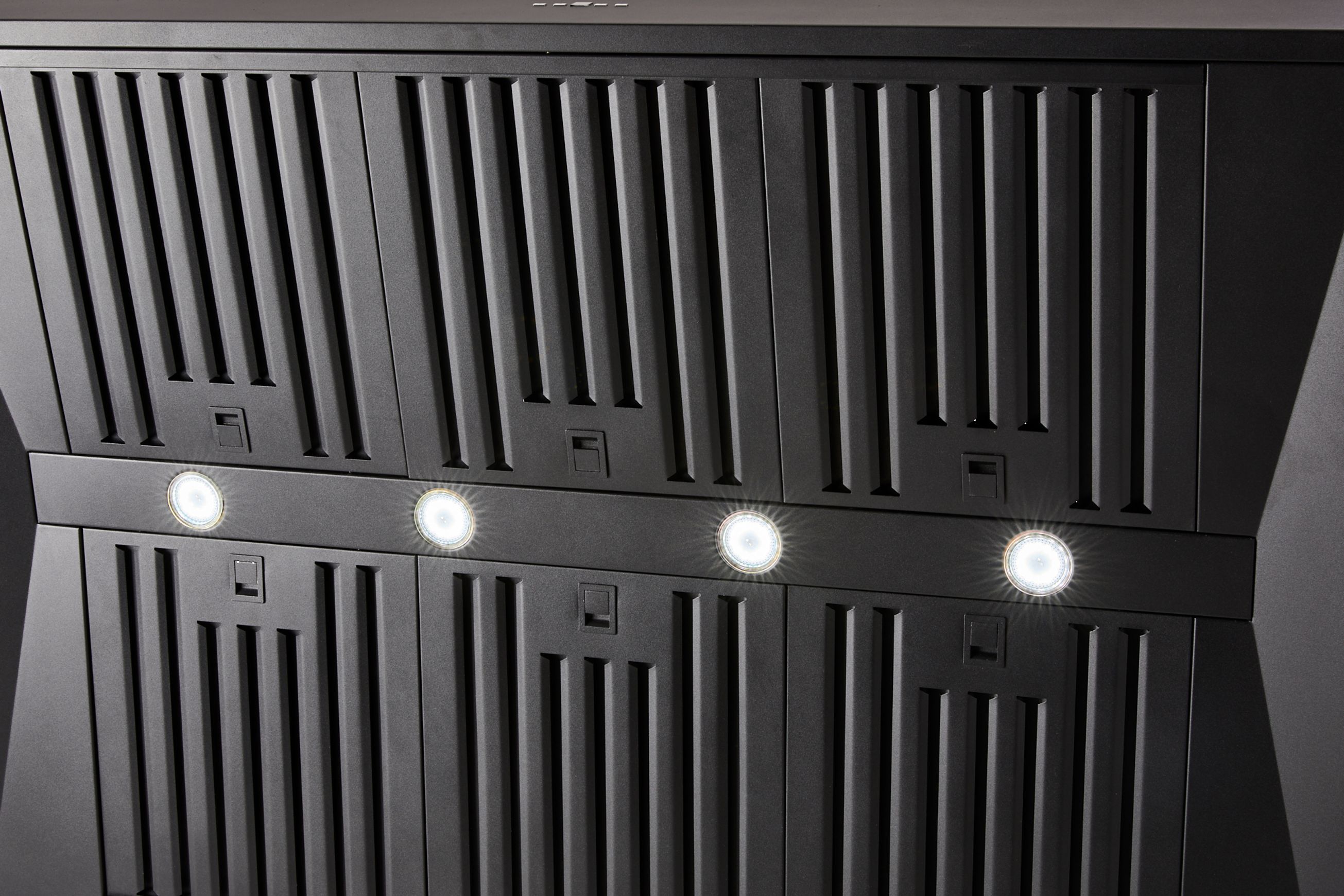 Silent Black BBQ Rangehood 1200mm - CL7372BS
