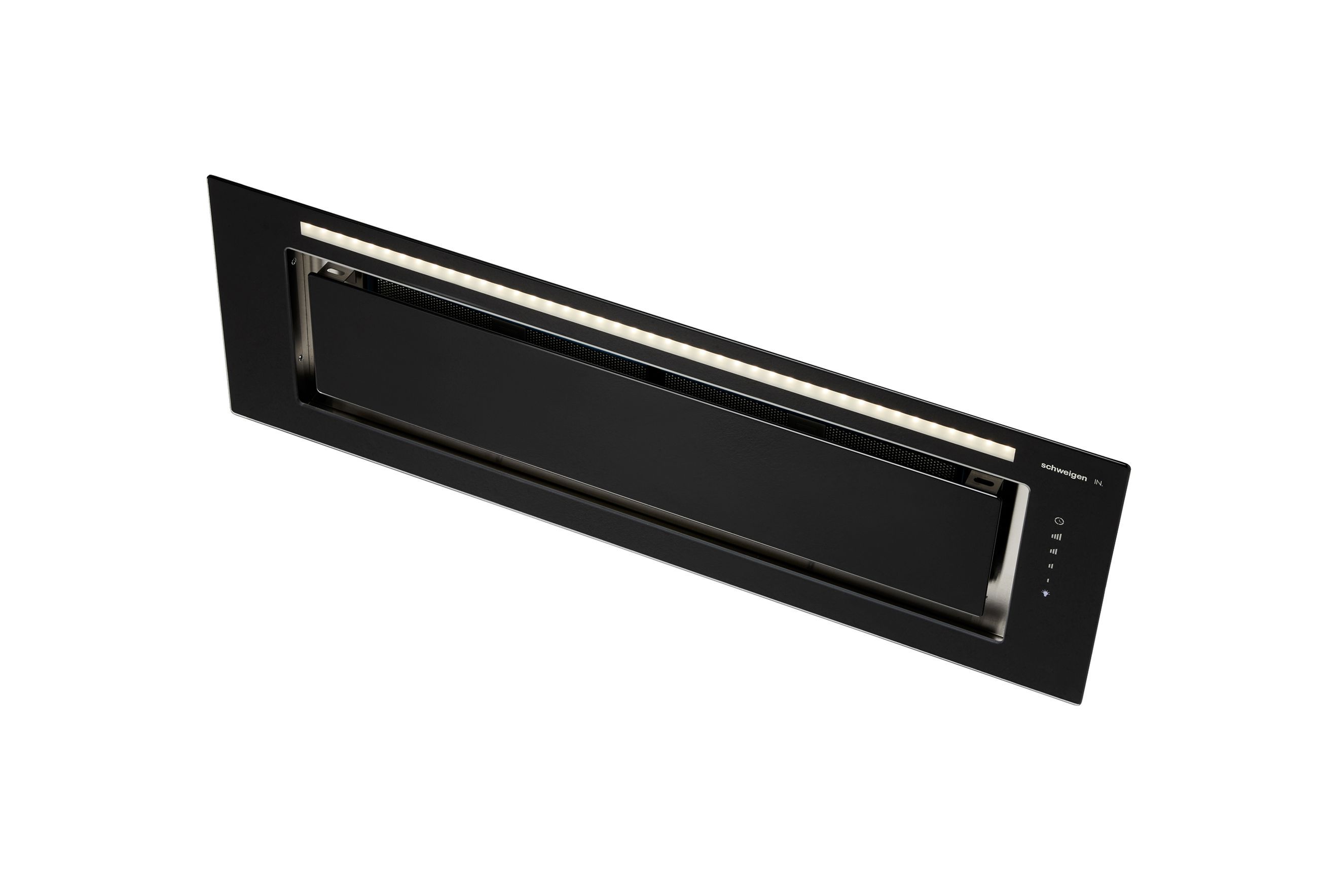 Silent Glass Undermount Rangehood 900mm - KLS-9GLASSBLK