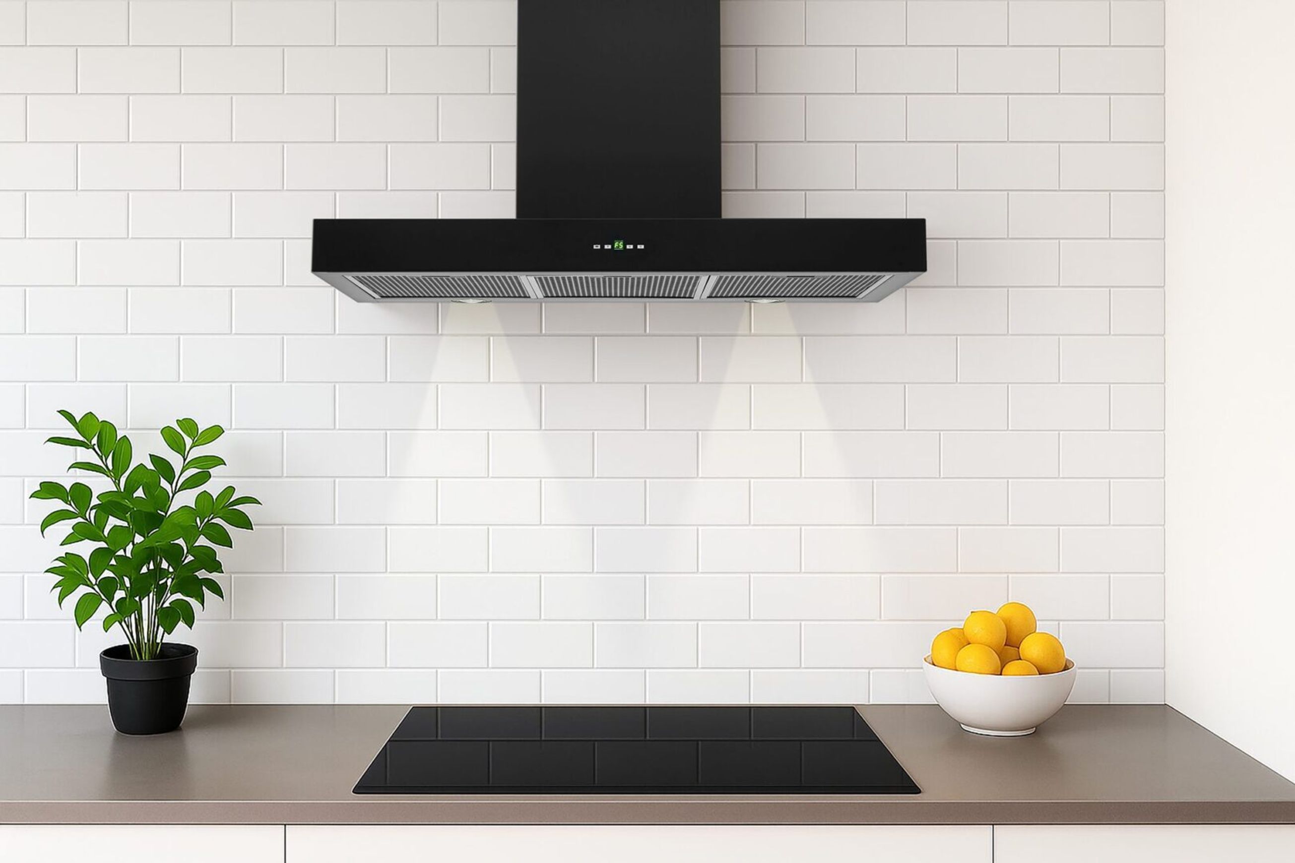 Mia 900mm Wall Mount Rangehood