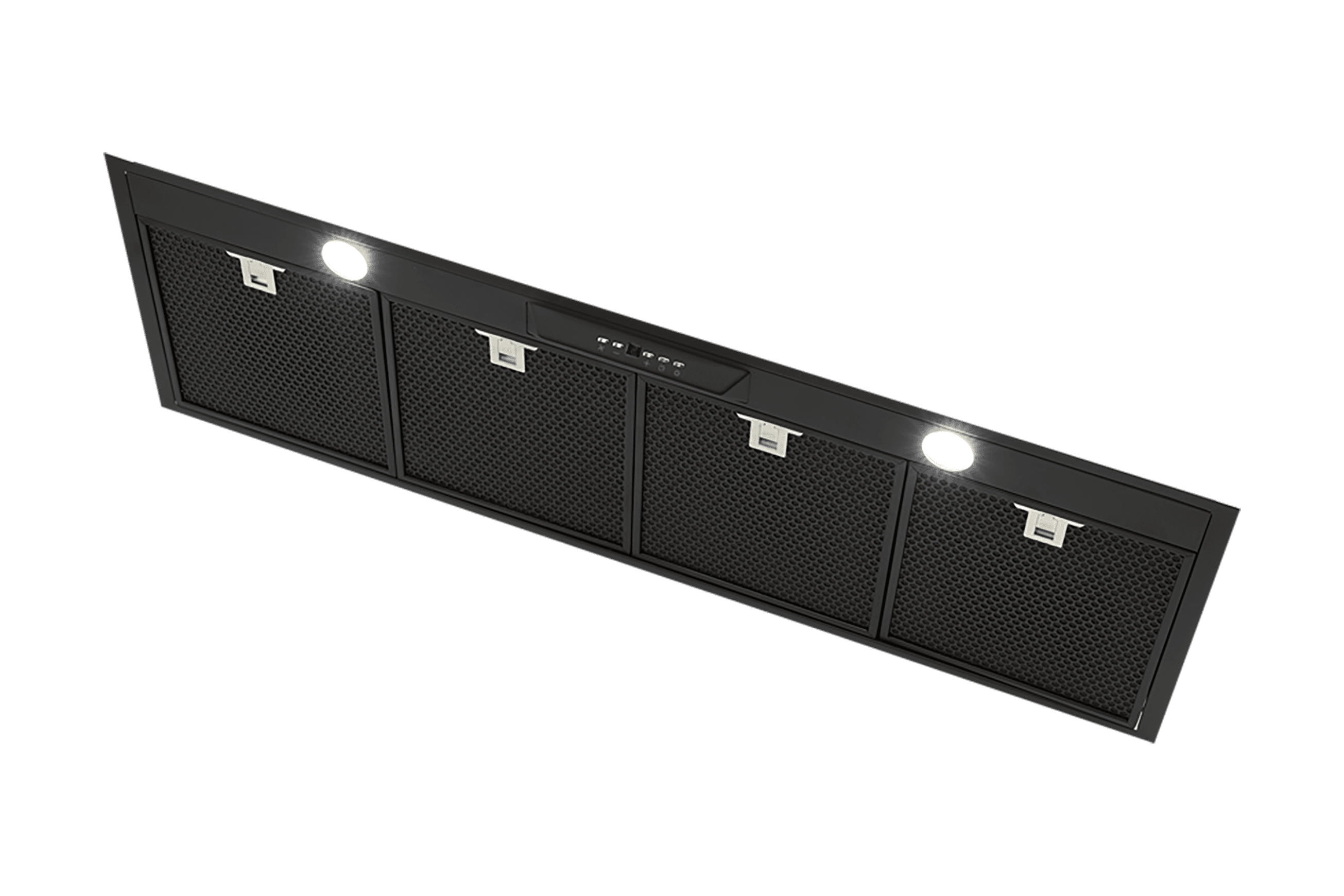 Silent Black Undermount Rangehood 1200mm - UM1390-12BS