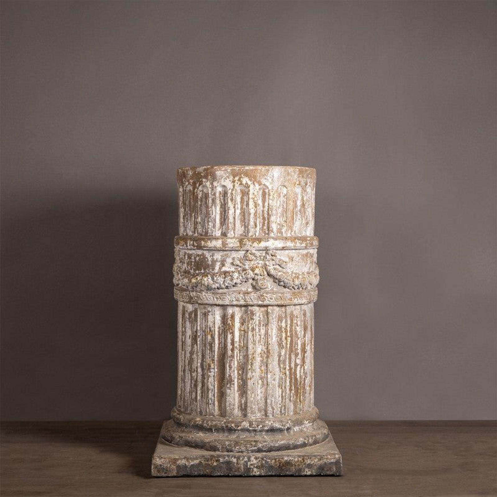 Louis XVI Column with Ribbon