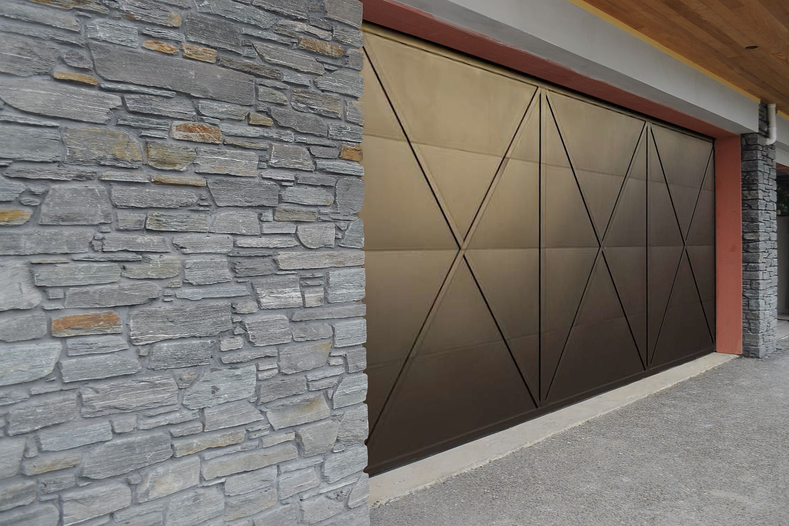 Aluminium Board & Batten Garage Door