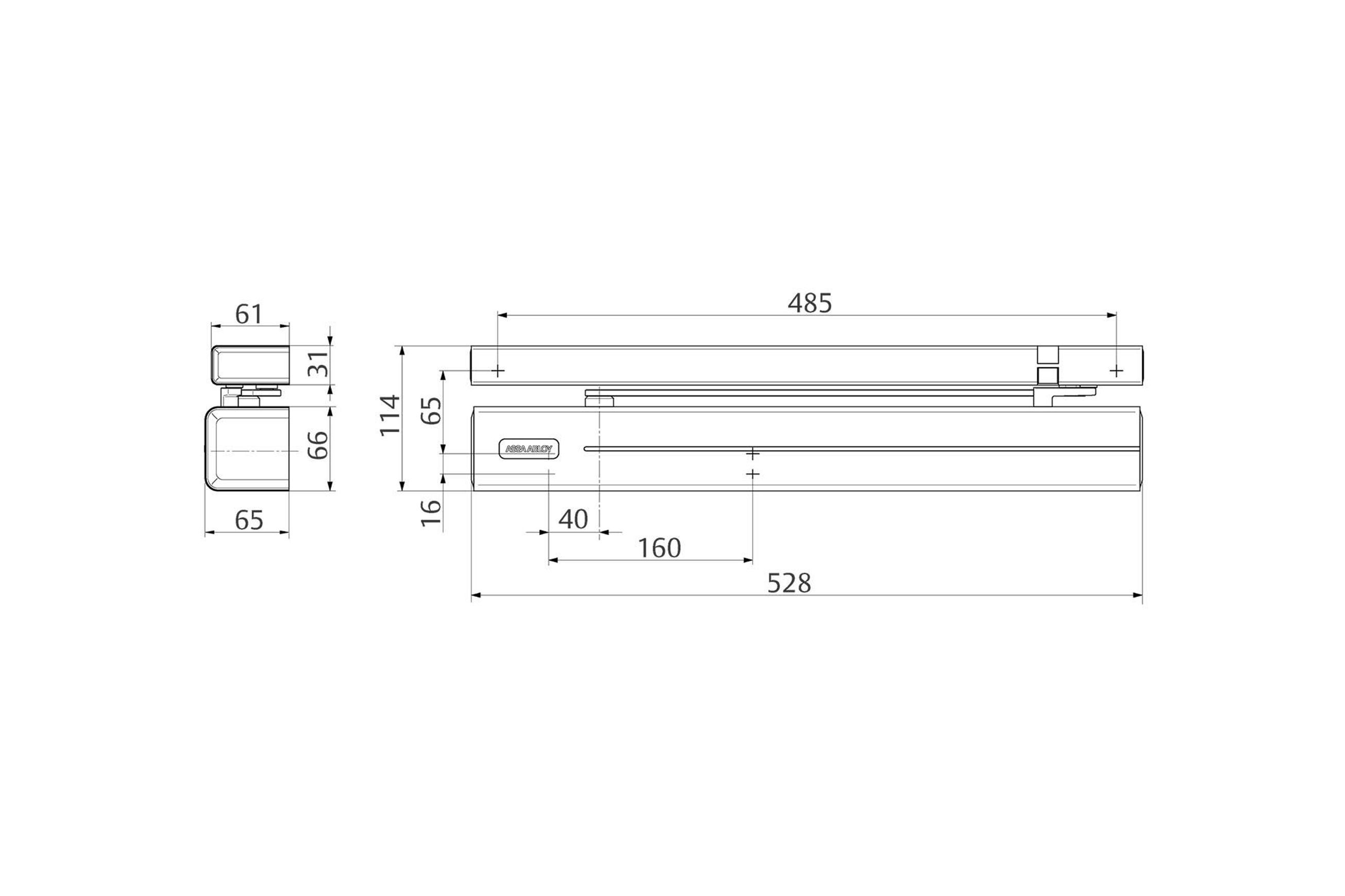 DC700G-CM Close Motion Door Closer