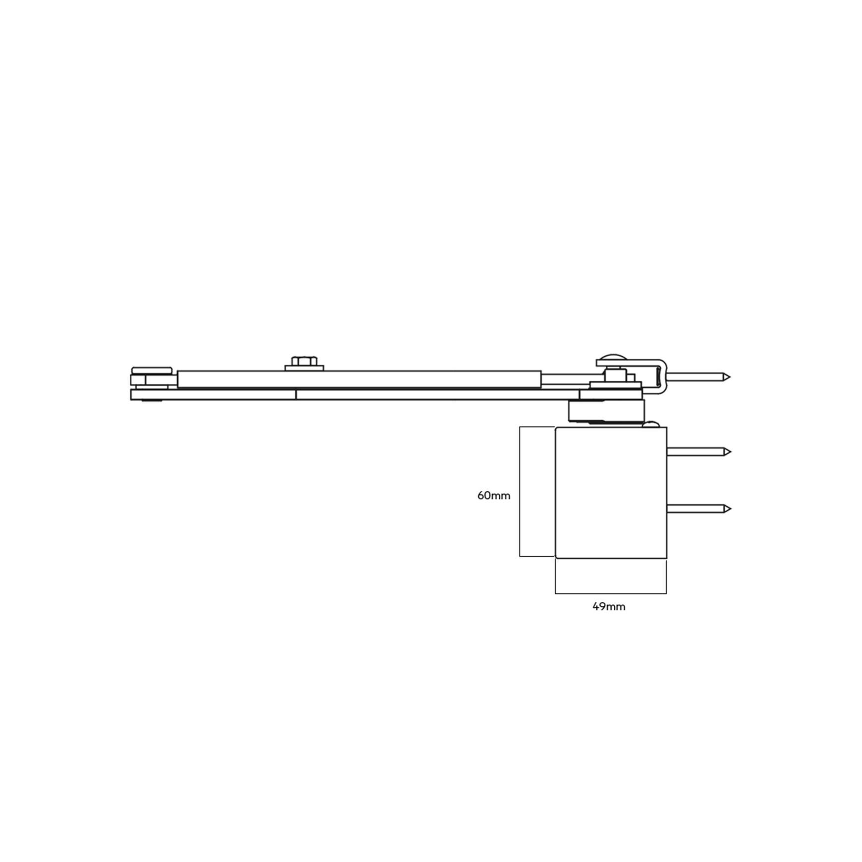 Lockwood Exidor 9880 Guardian E-Mag Free Swing Closer
