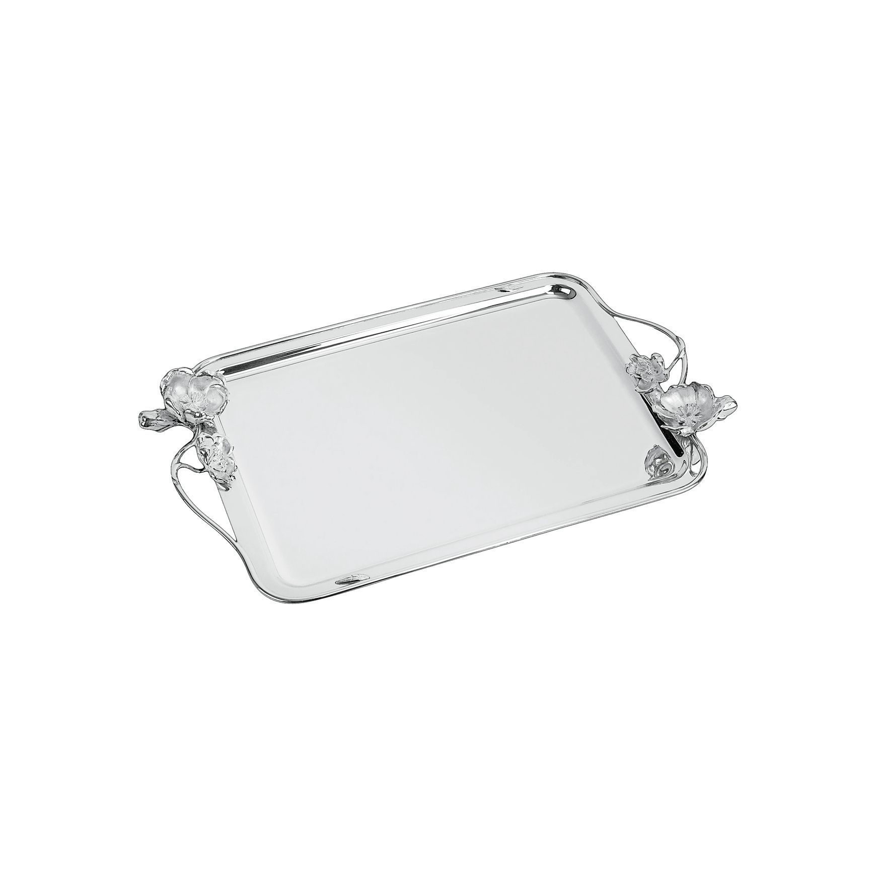 Anémone Silverplated Rect Tray Large