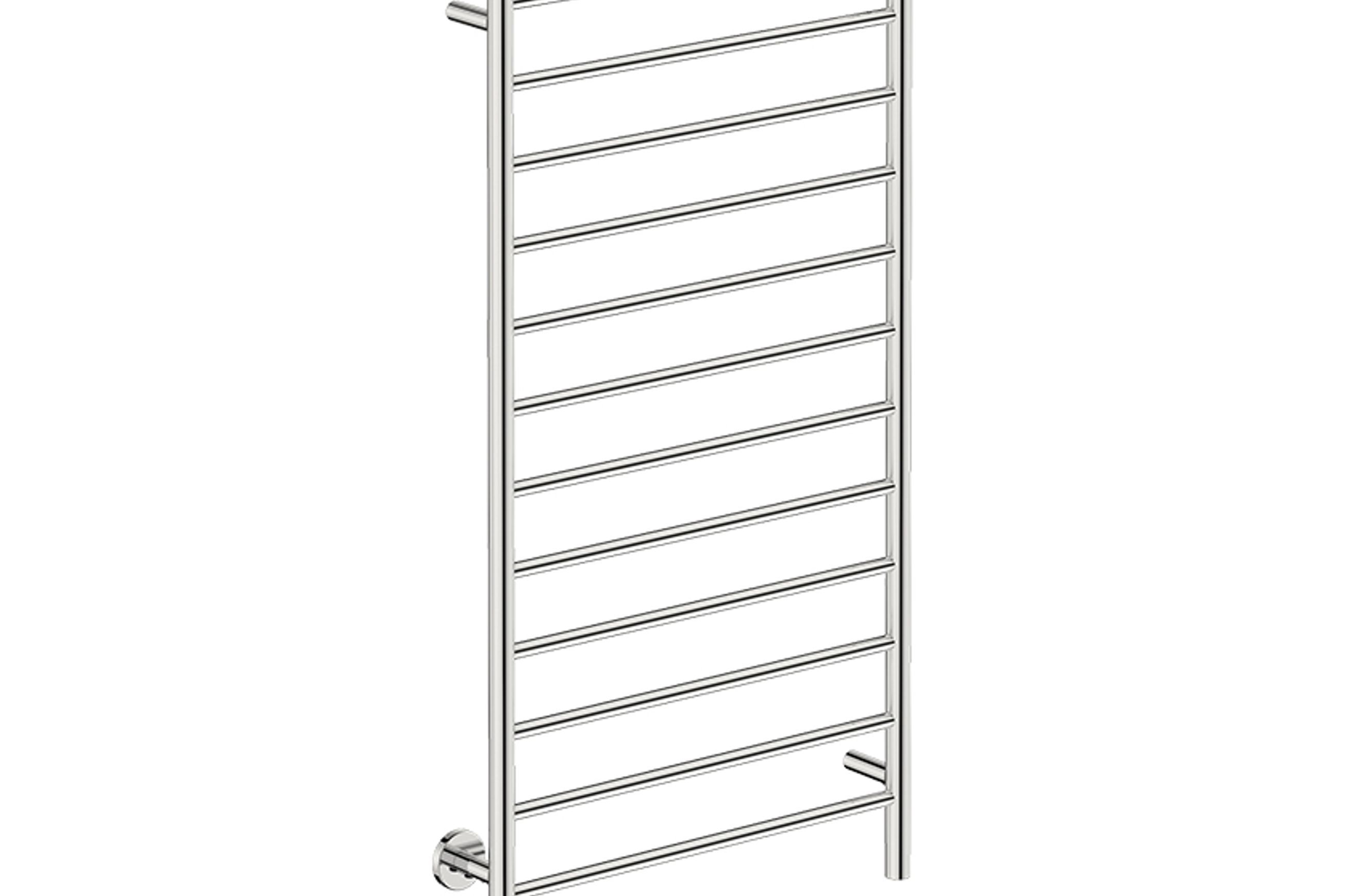 NATURAL 12 Bar 650mm Straight Heated Towel Rail with PTSelect Switch