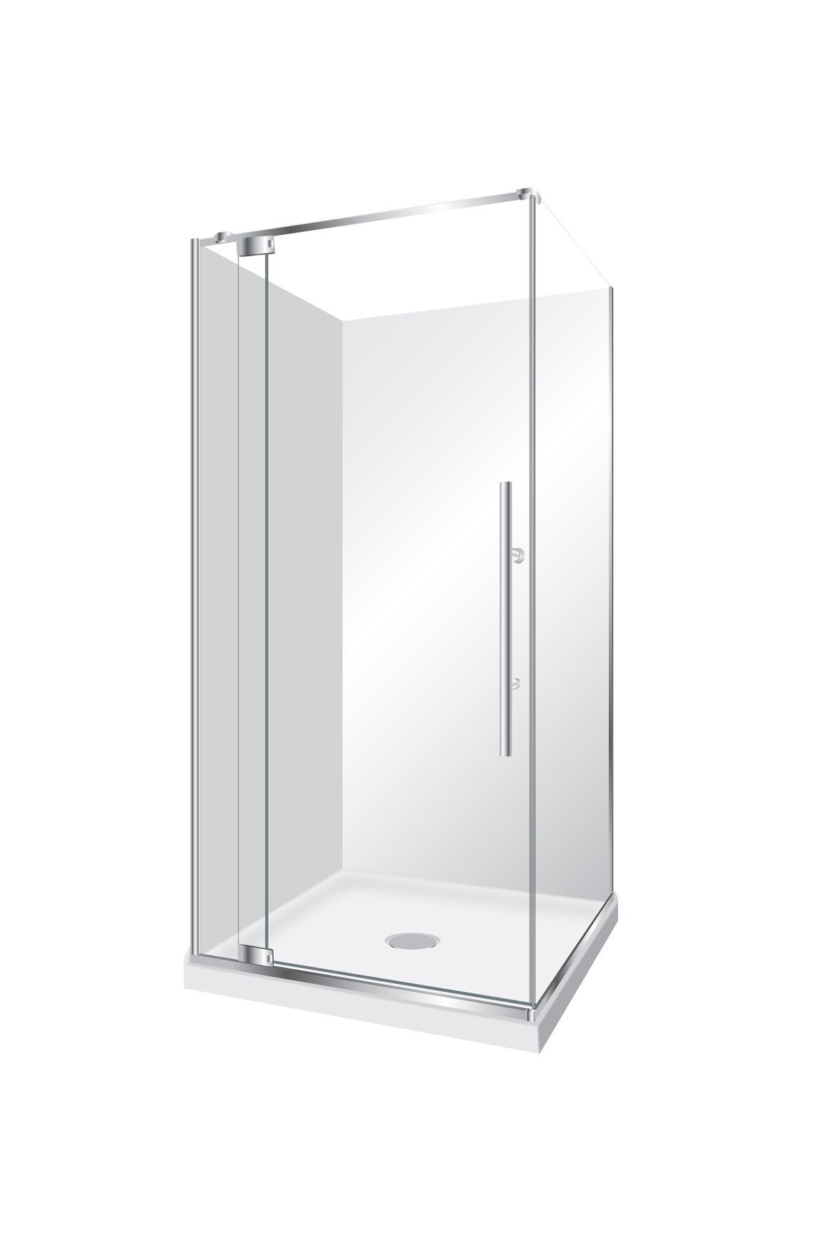 Adjustable Frameless Pivot Square 1000×900