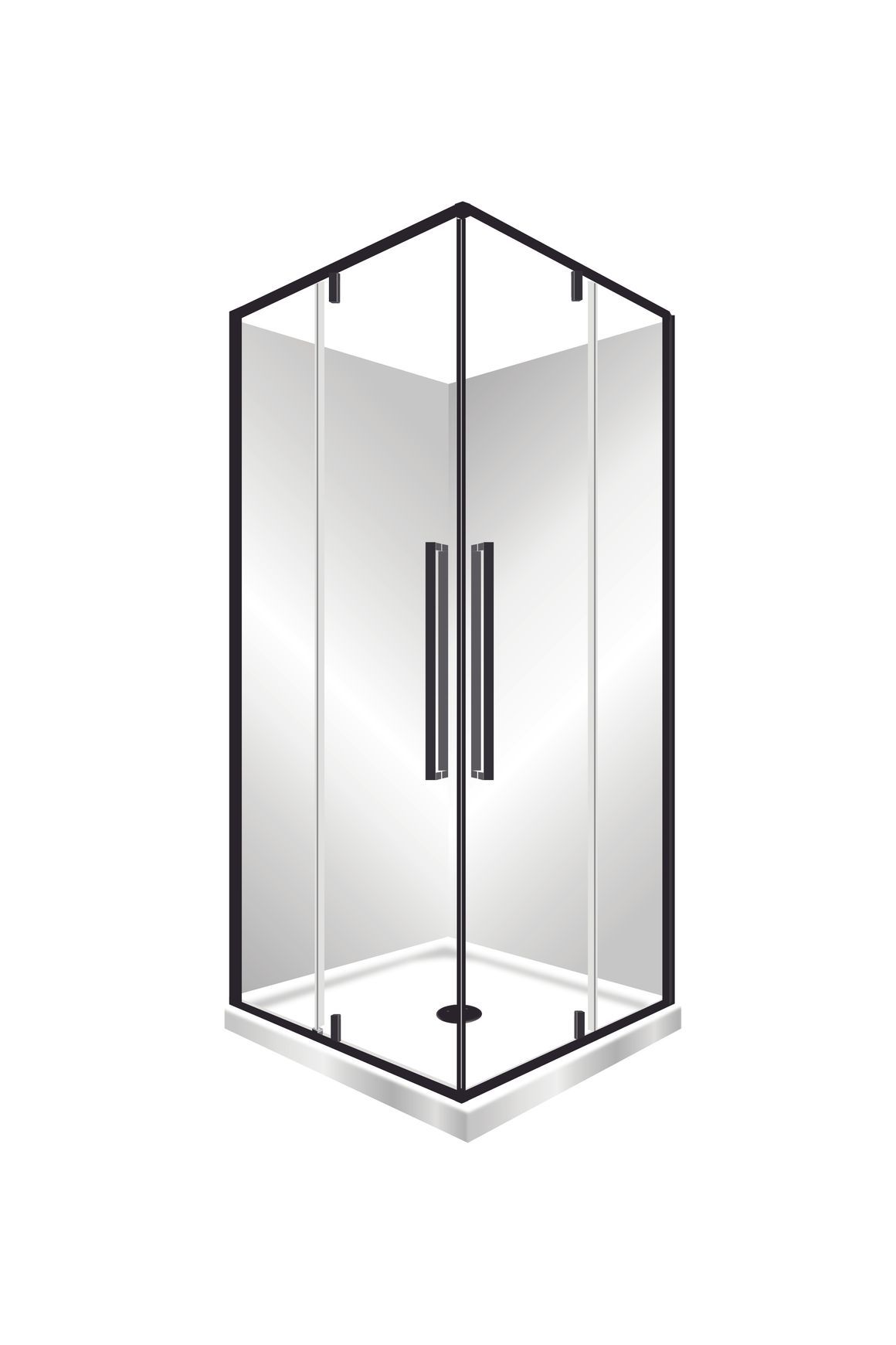 Horizon Corner Entry Pivot Door Shower