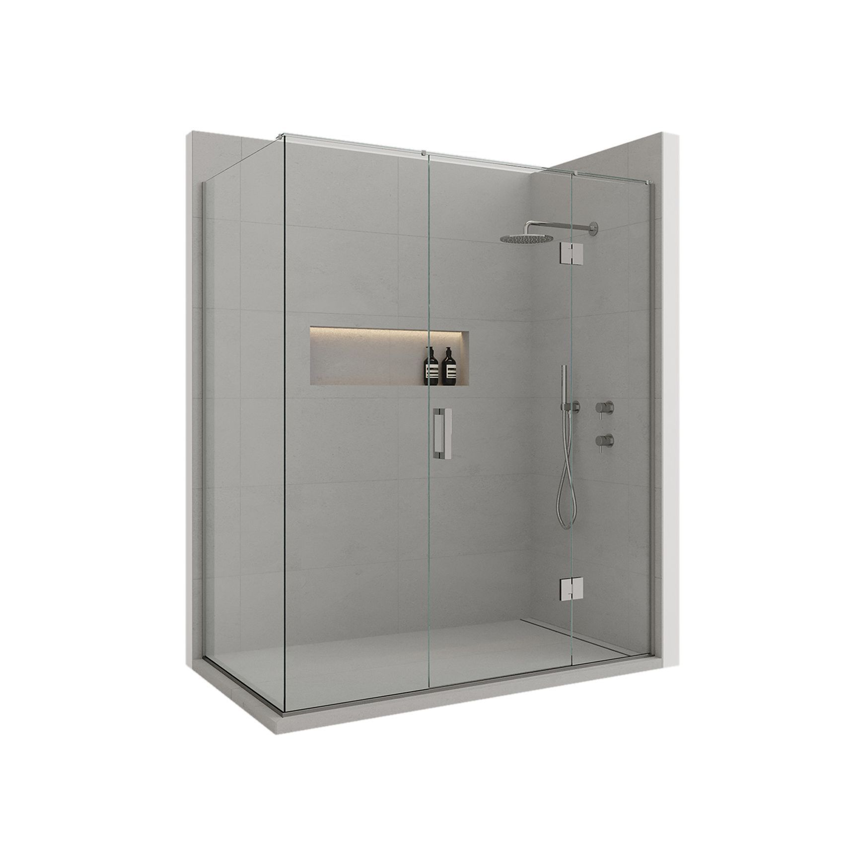 Linea Quattro Tiled Shower