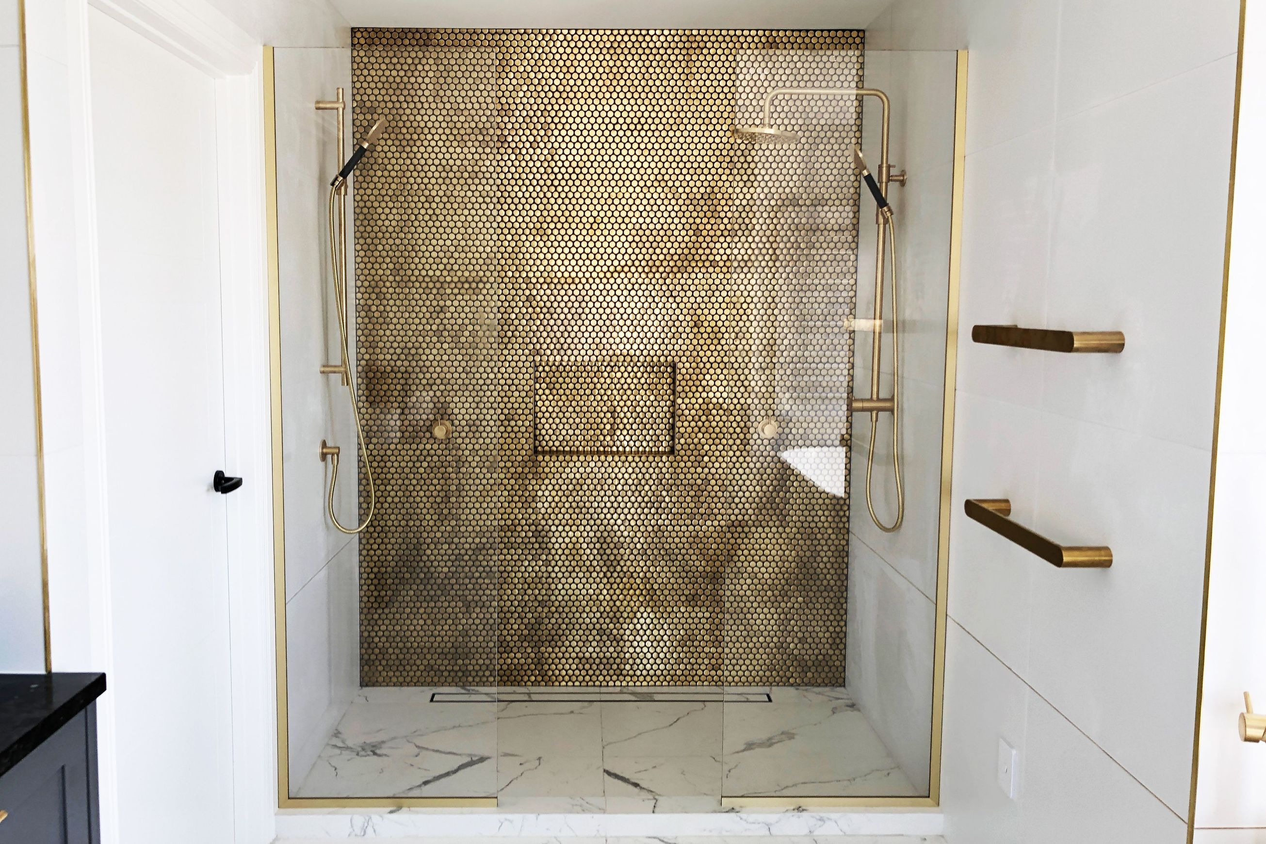 Haynes Glass Special Finish Shower Hardware