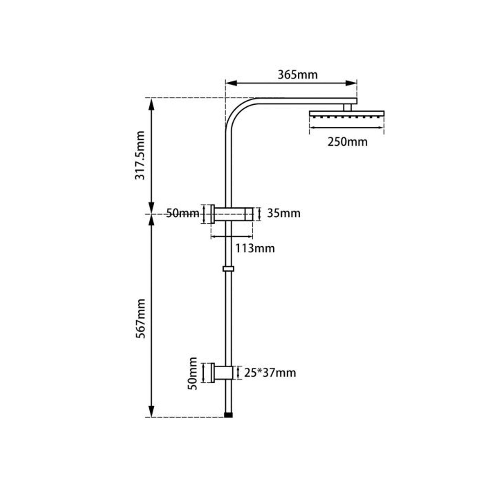 OX2130.SH.N+OX0002.SH+OX-S8.HHS | Square Shower Station