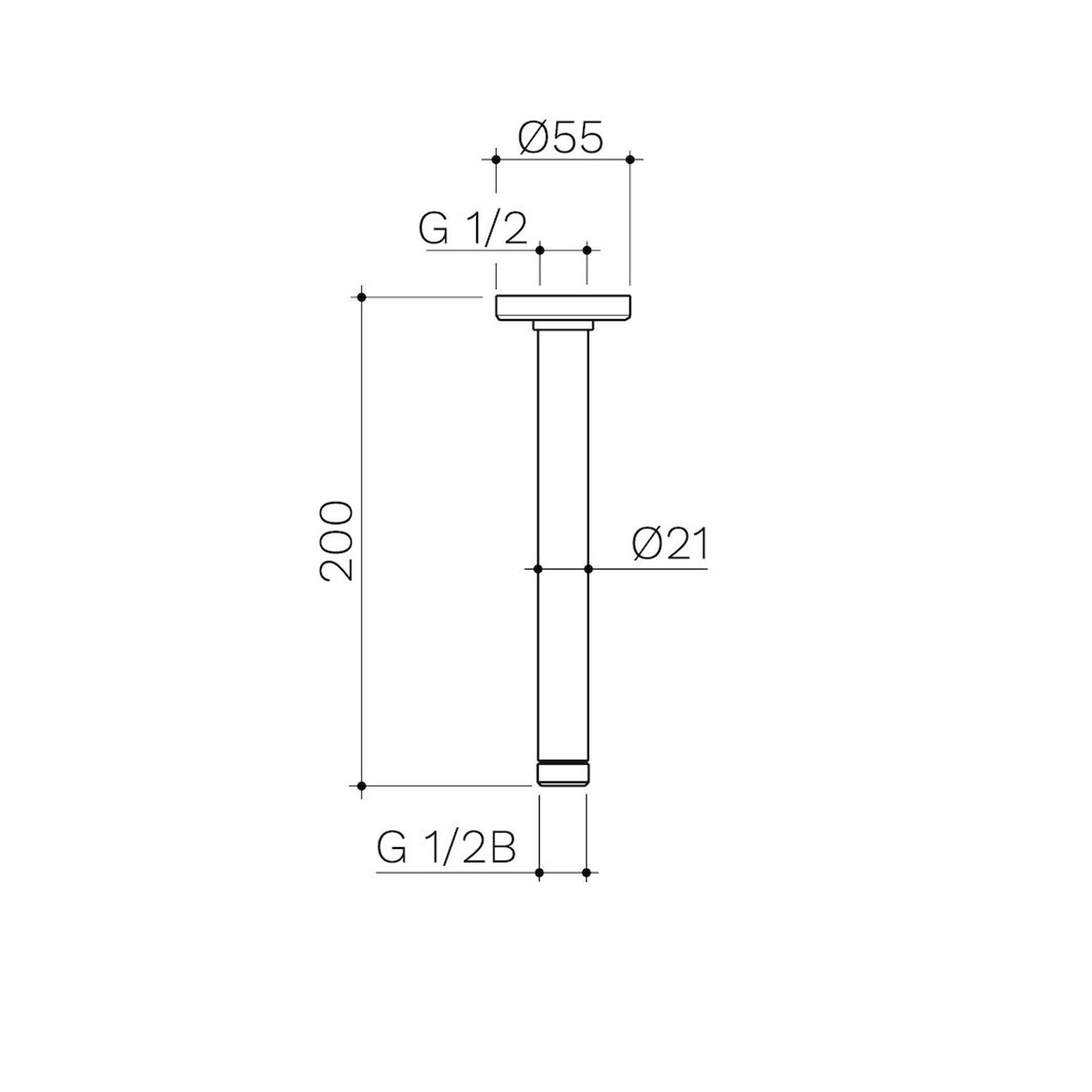 Urbane II Shower Ceiling Arm