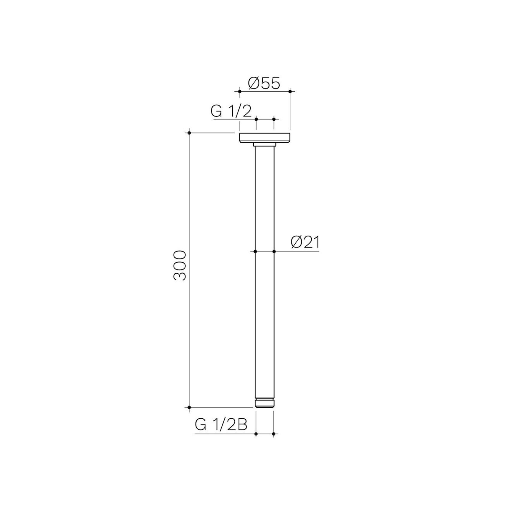 Urbane II Shower Ceiling Arm