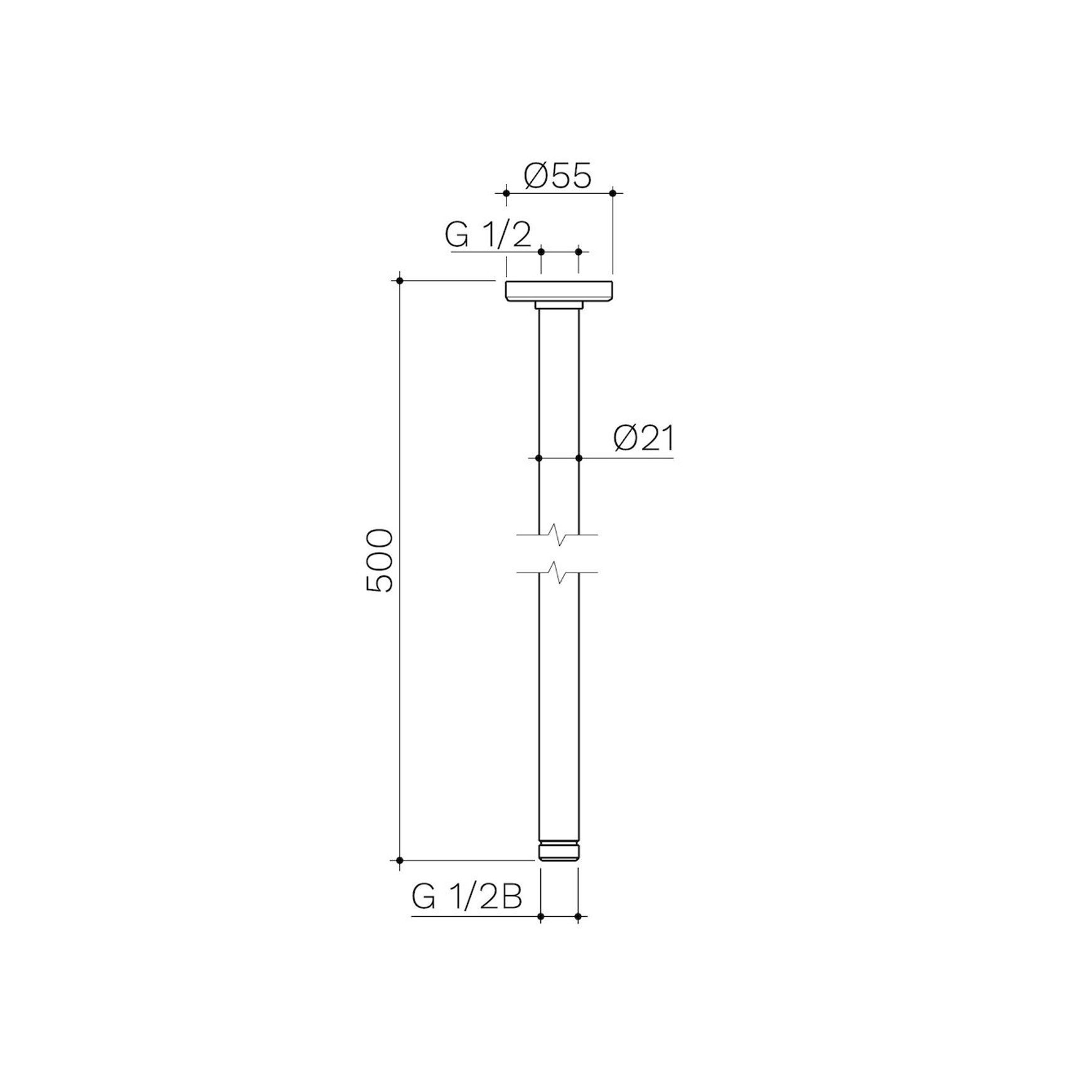 Urbane II Shower Ceiling Arm