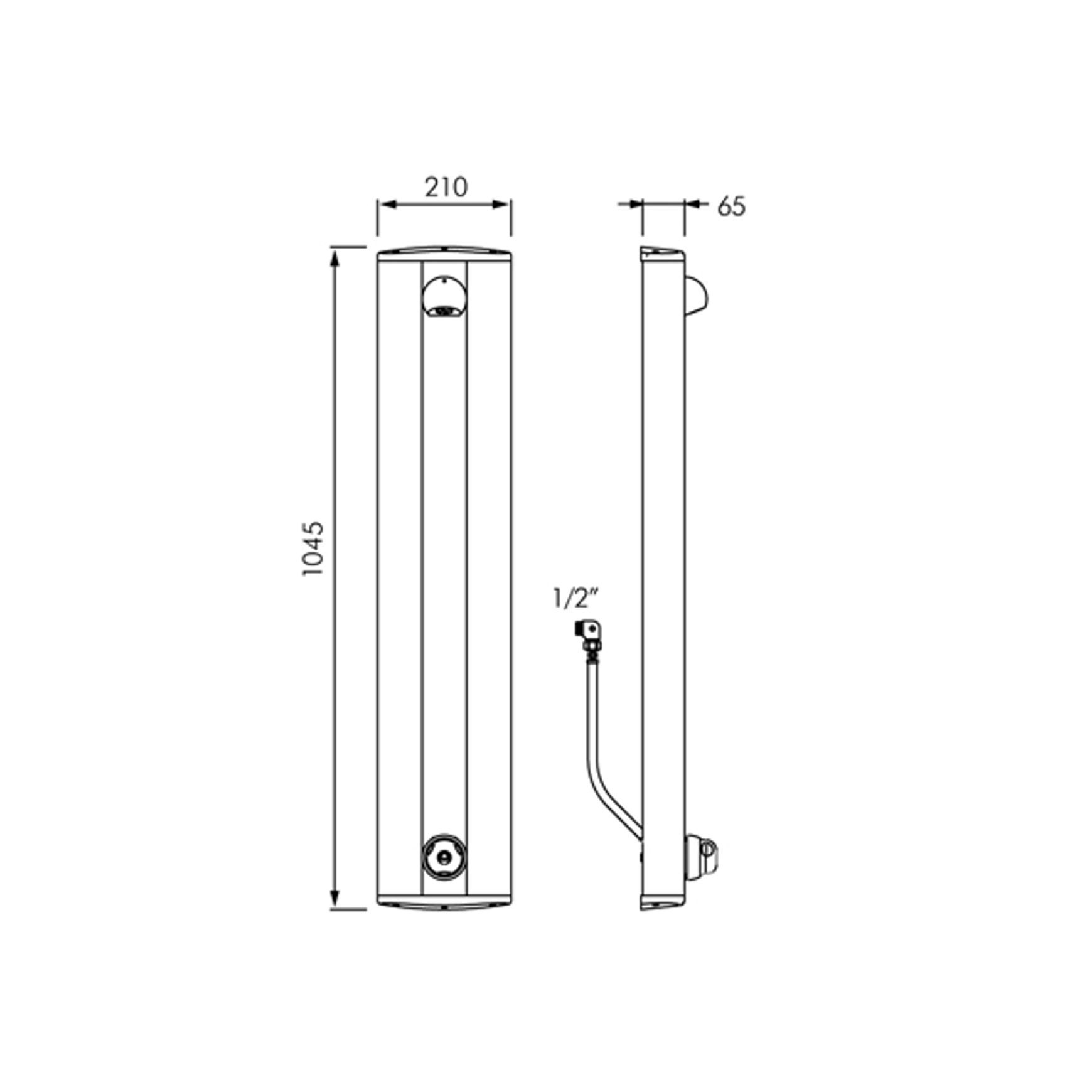 Delabie Tempomix Shower Panel