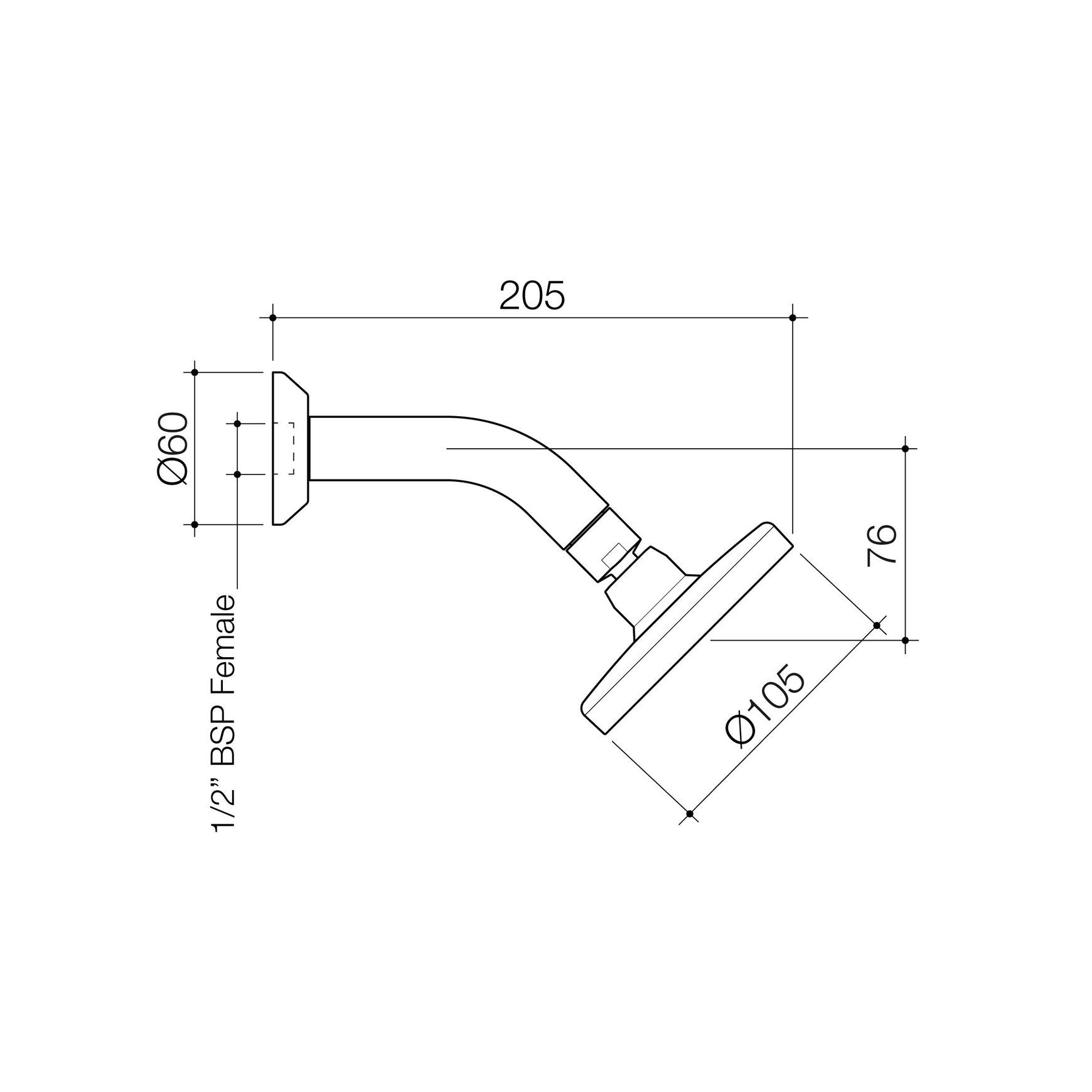 Maku MK2 Wall Shower