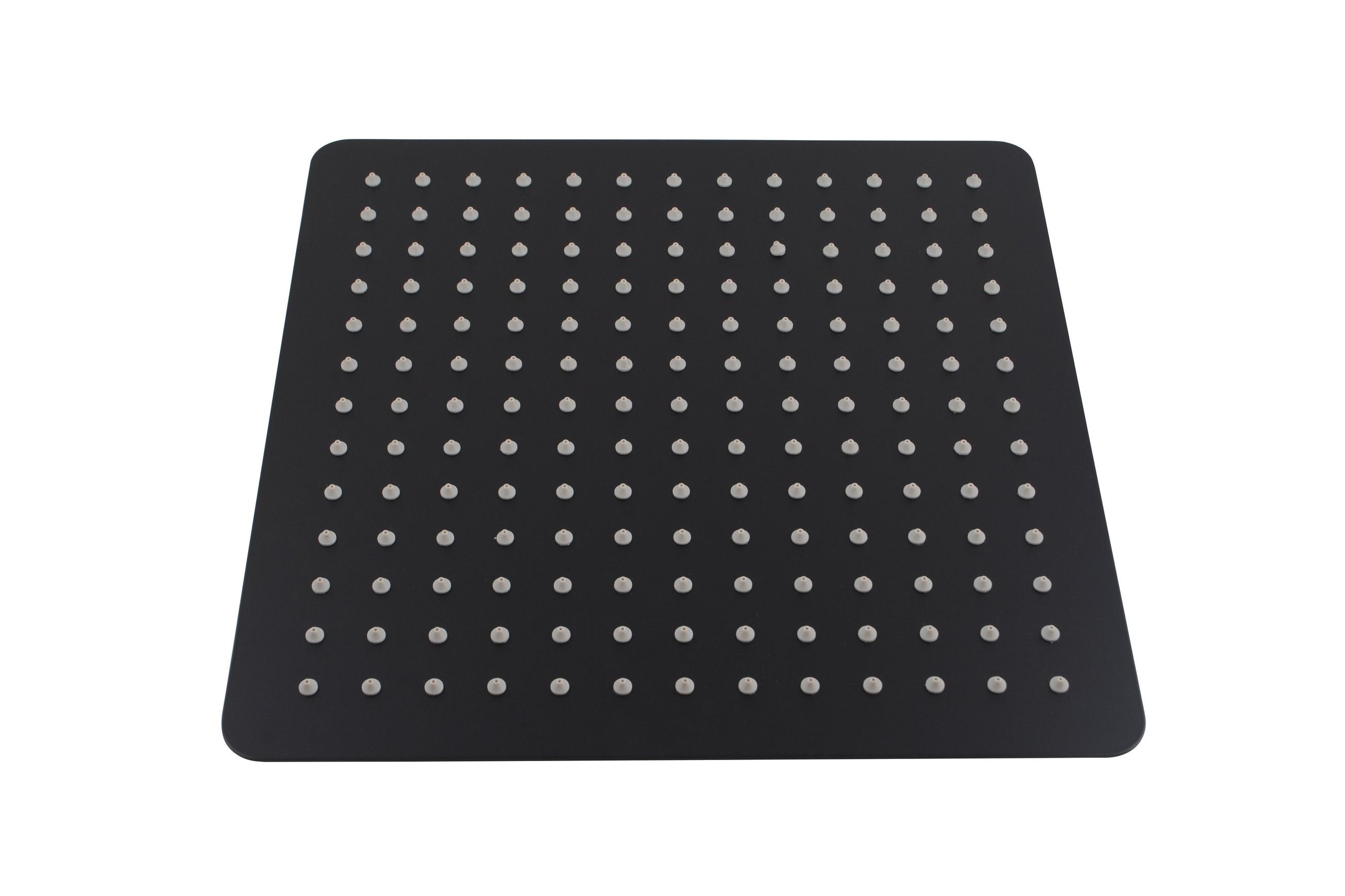 Square Shower Head Matte Black 300mm