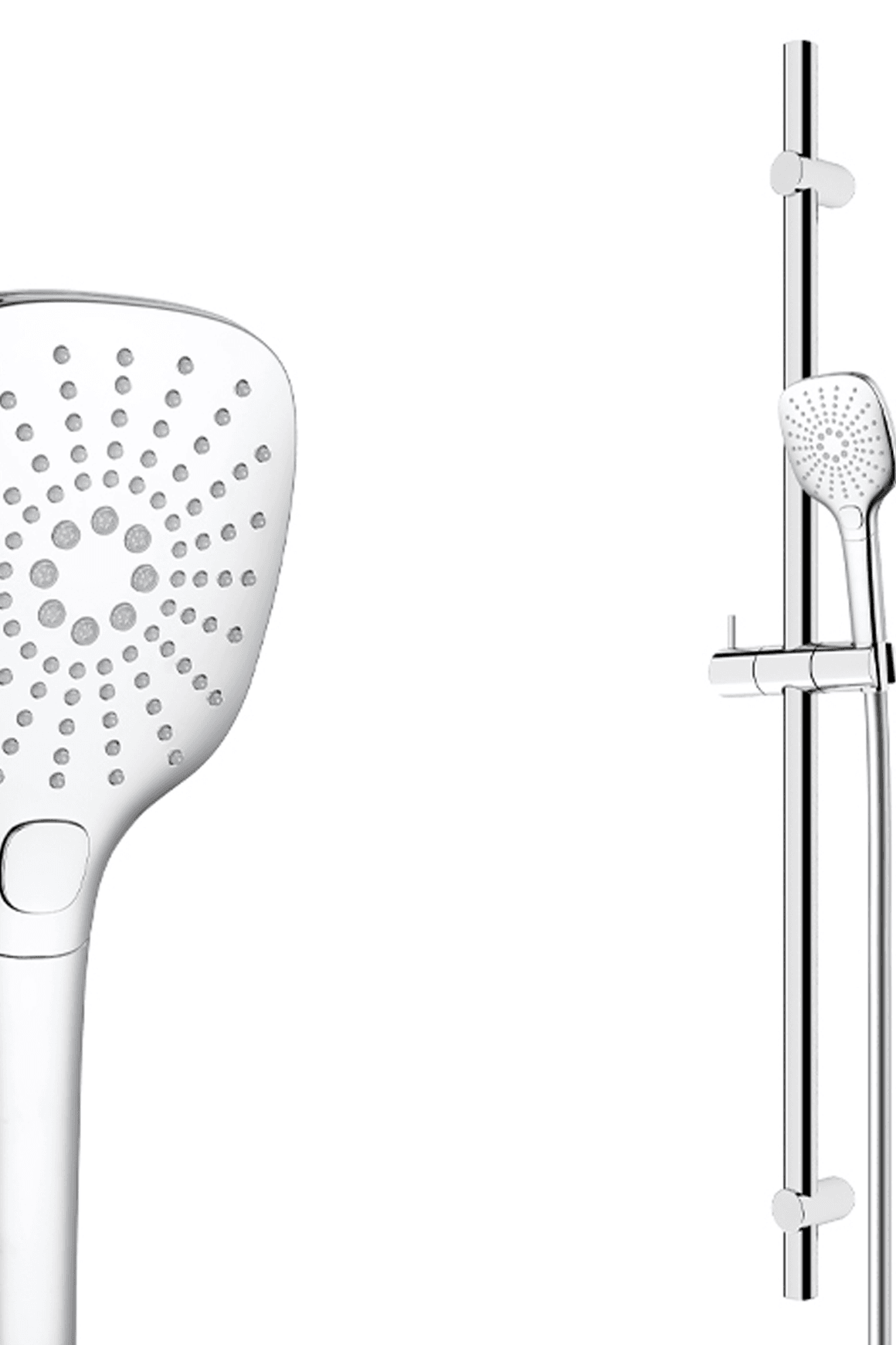 Splash Plus Square Slide Shower 3 Function