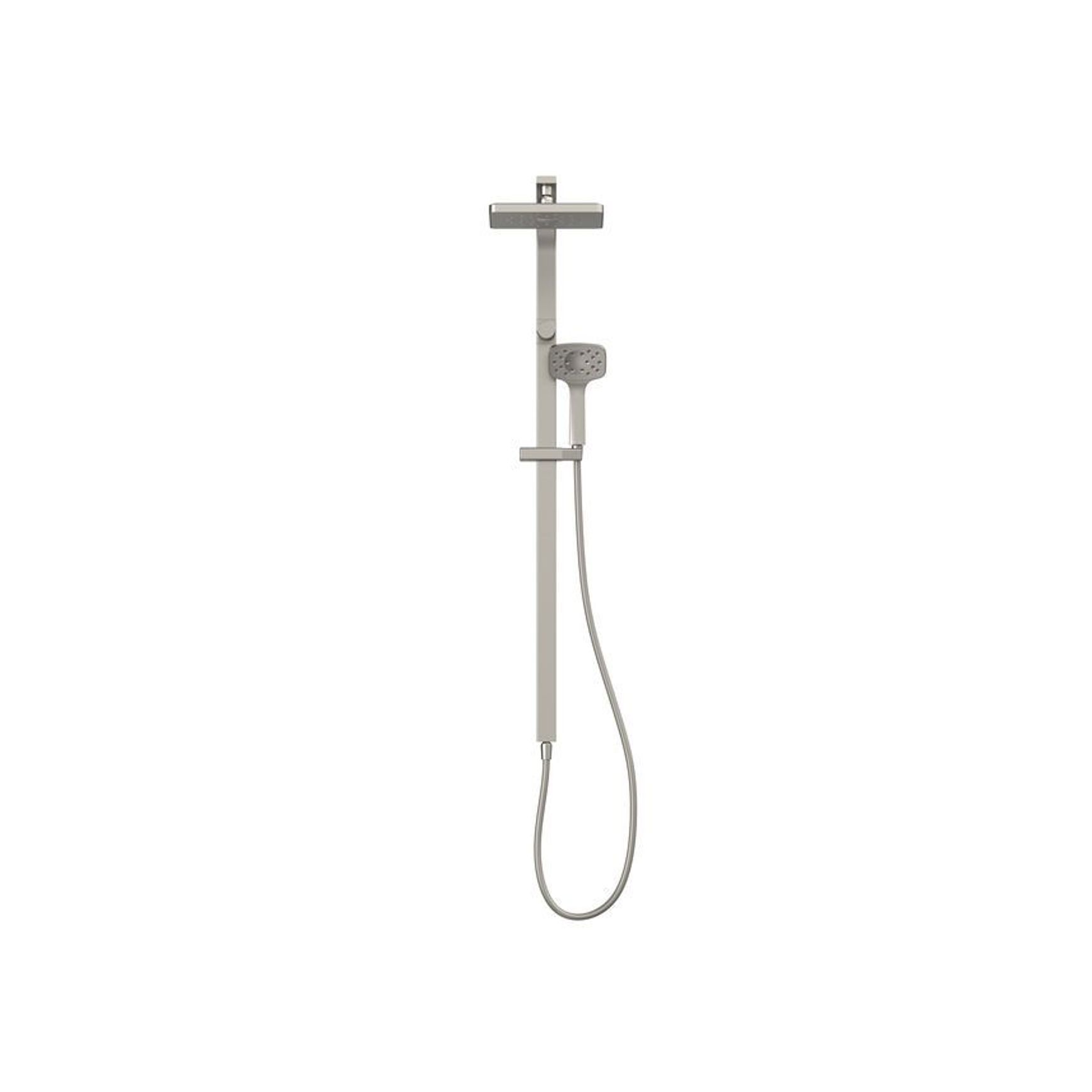 Waipori MK2 Satinjet Rail Shower With Overhead