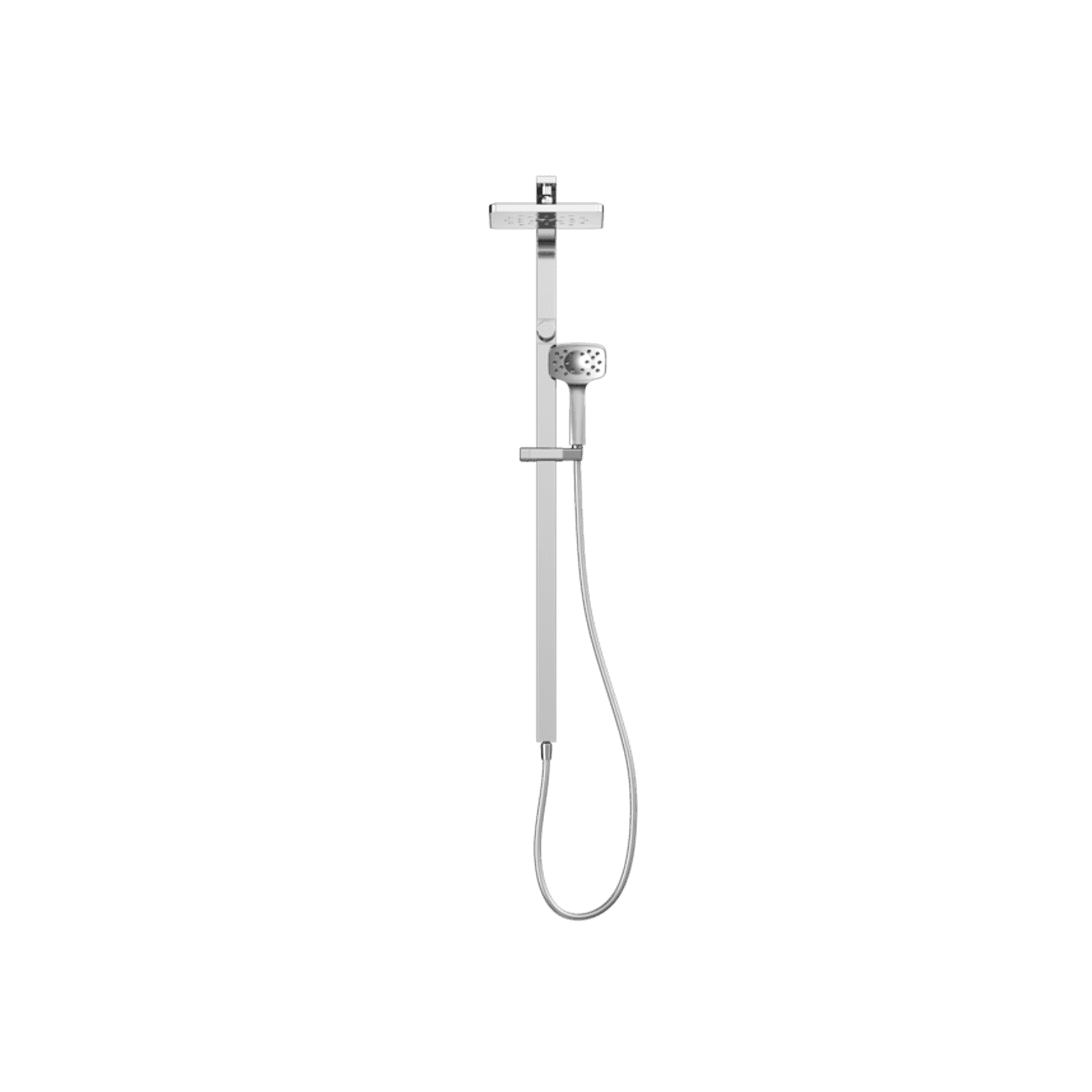 Waipori MK2 Satinjet Rail Shower With Overhead