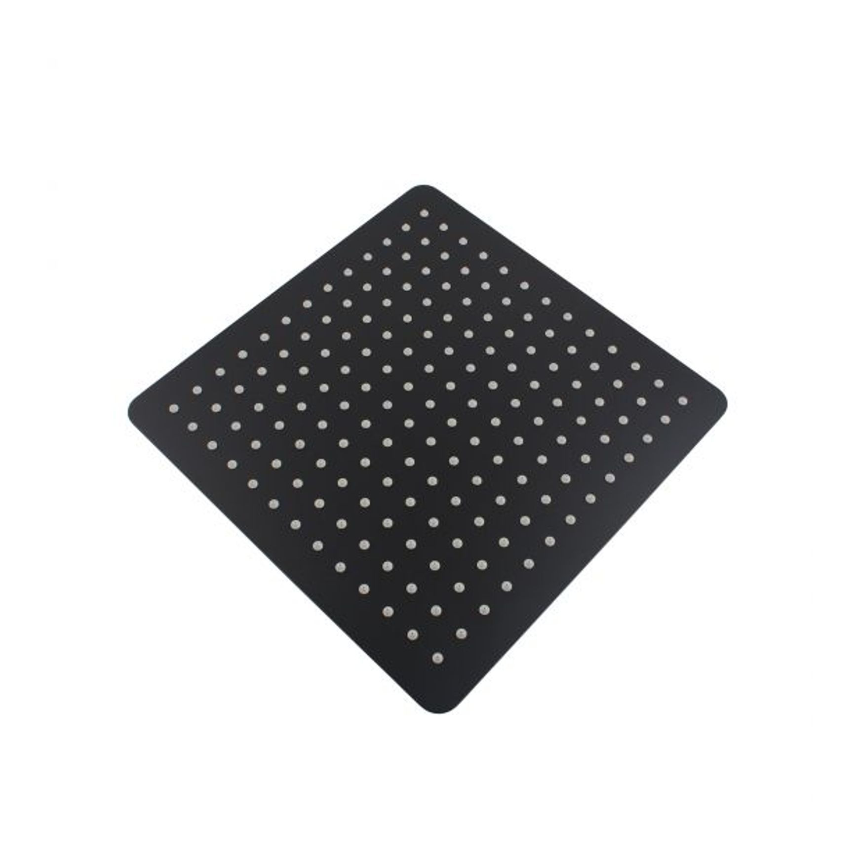 Square Shower Head Matte Black 300mm