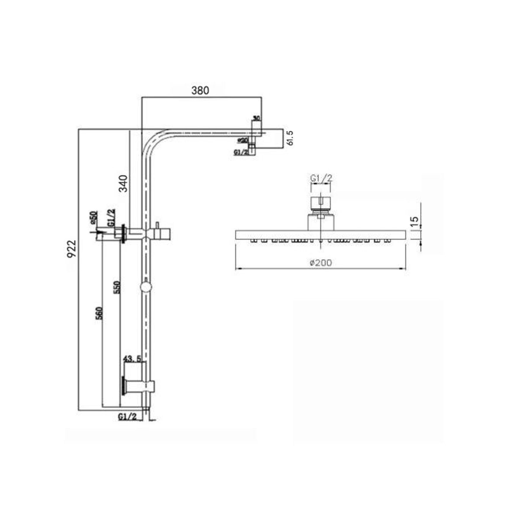 SR28A.04 | Pentro-Round Shower Station