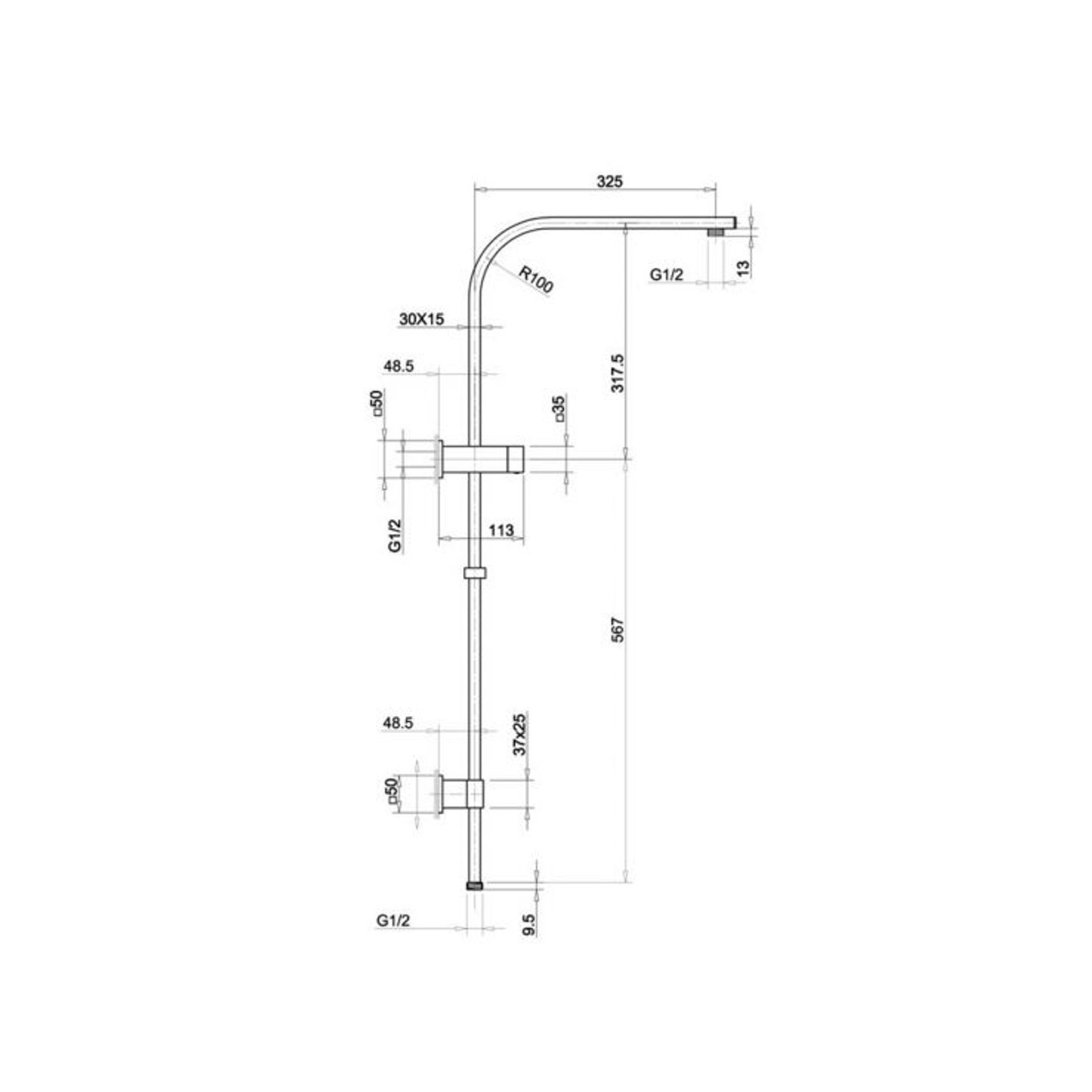 SR30.05 | Esperia-Square Shower Station