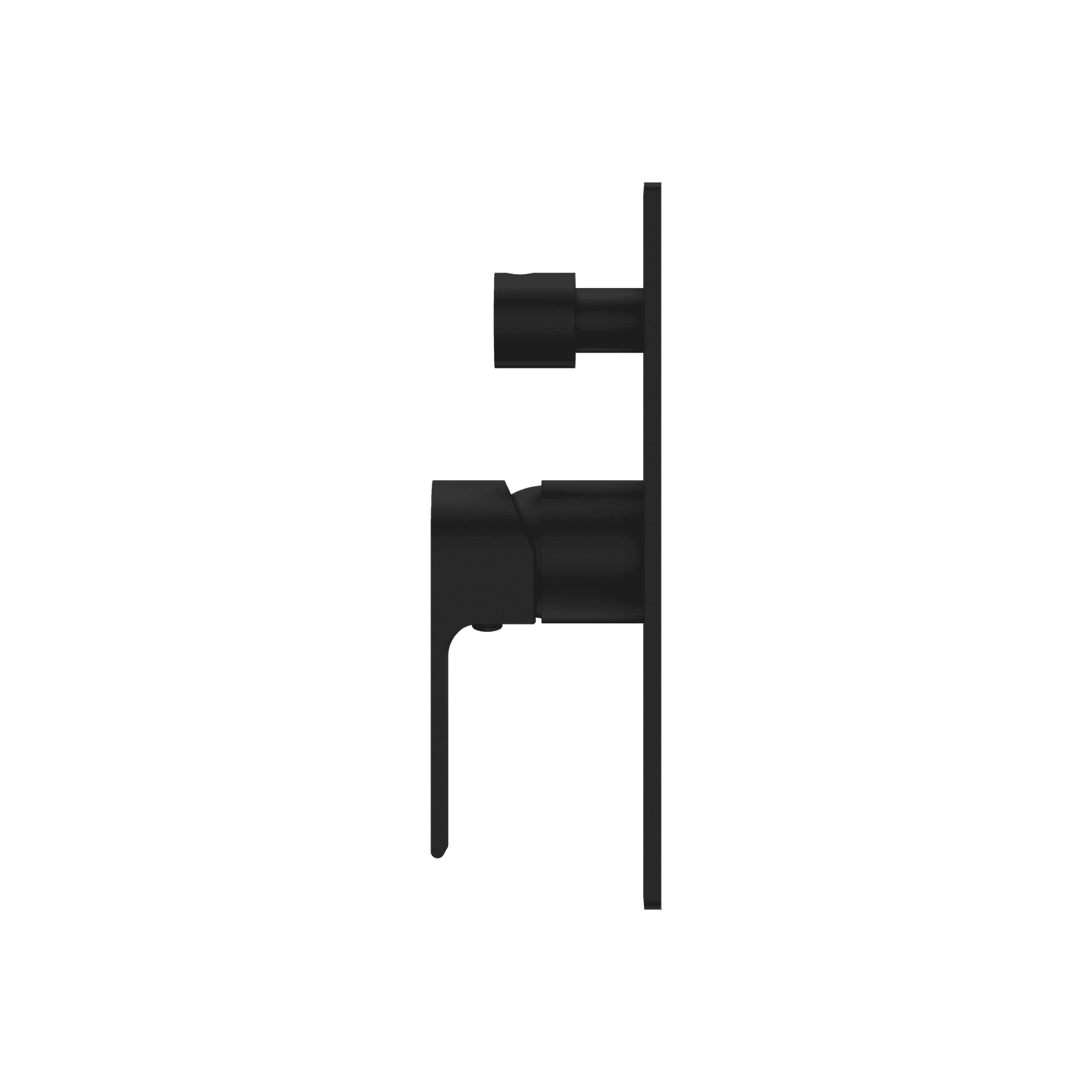 Bianca Shower Mixer & Divertor | Matte Black