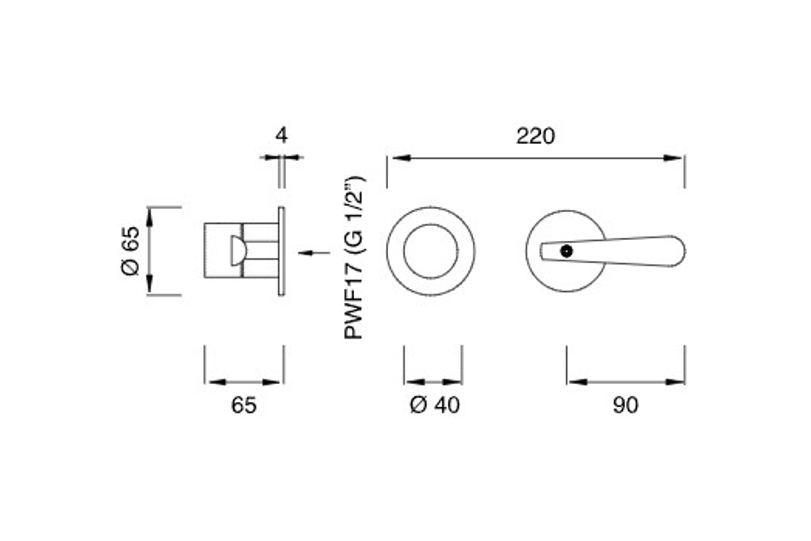 LUTEZIA Shower Mixer by CEA