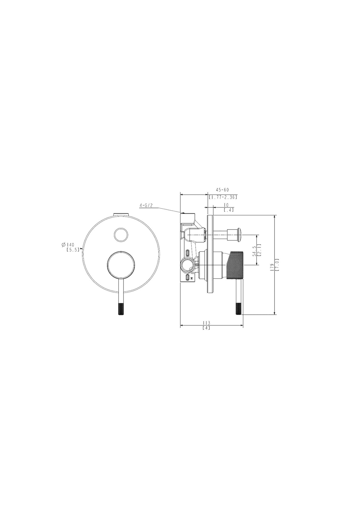 Uno Etch Diverter Mixer