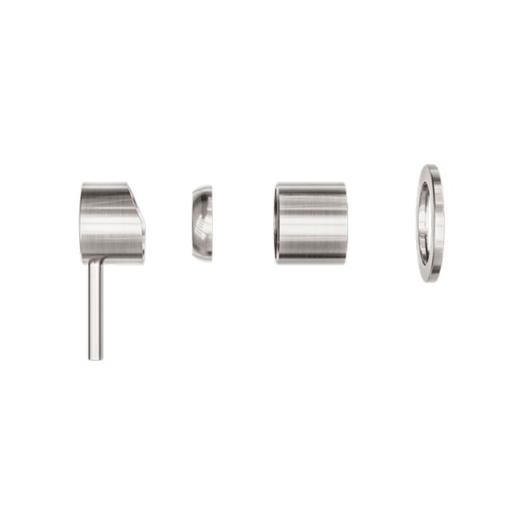 Zen SS316L Shower Mixer Trim Kits | Brushed Nickel