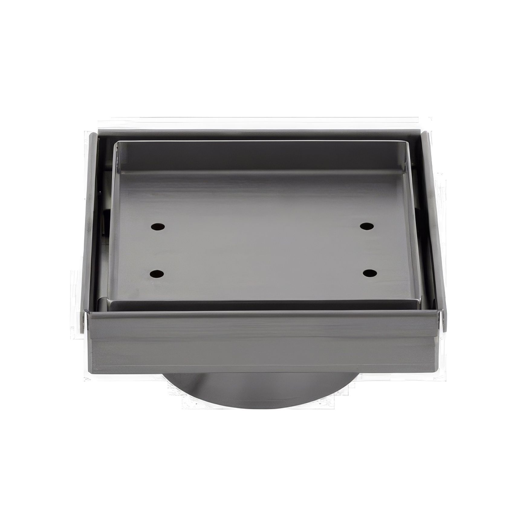 Pixi Tile Insert Floor Waste 125mm - Brushed Gunmetal