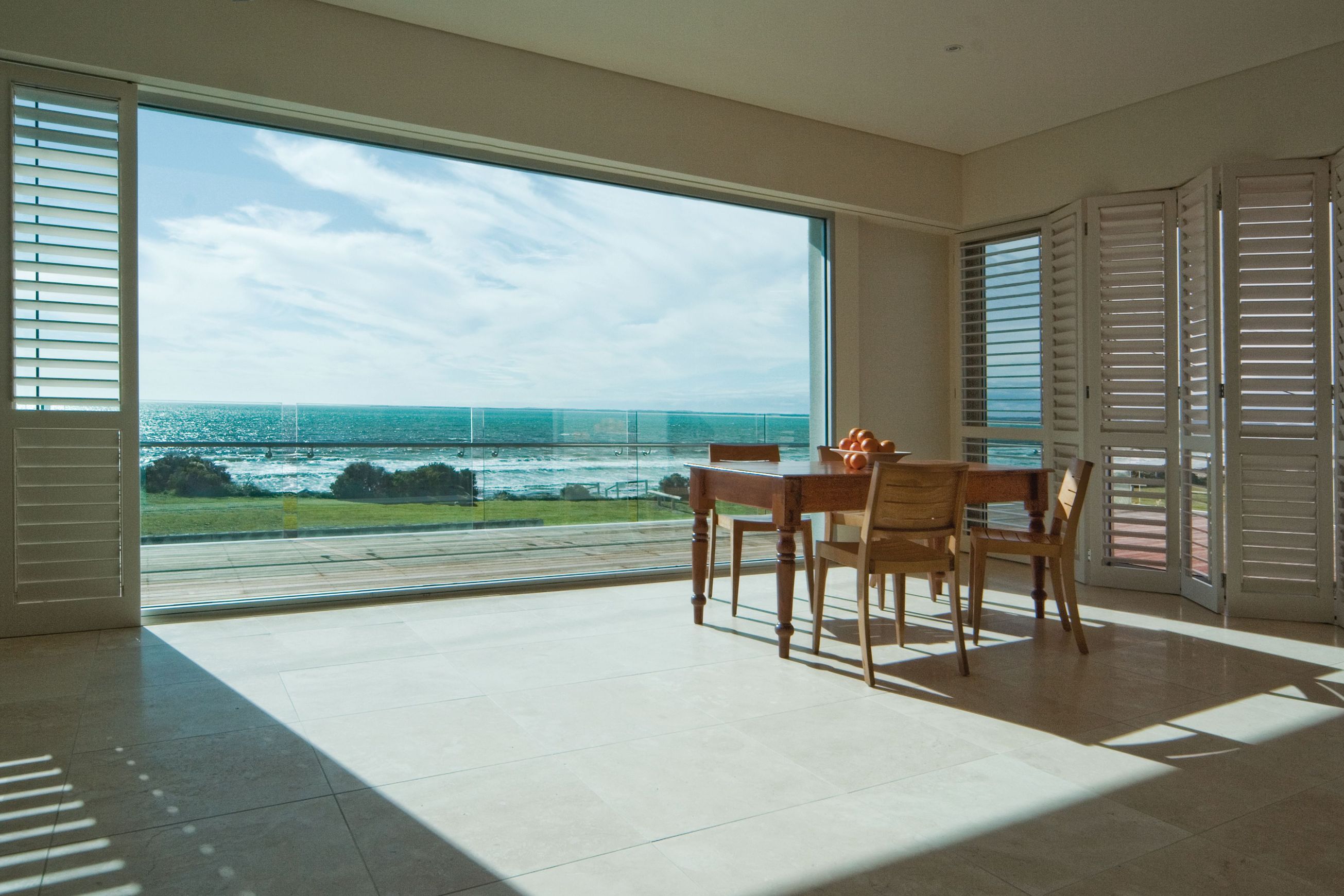 Ambience Hardwood Shutter Stained | Shutter Systems