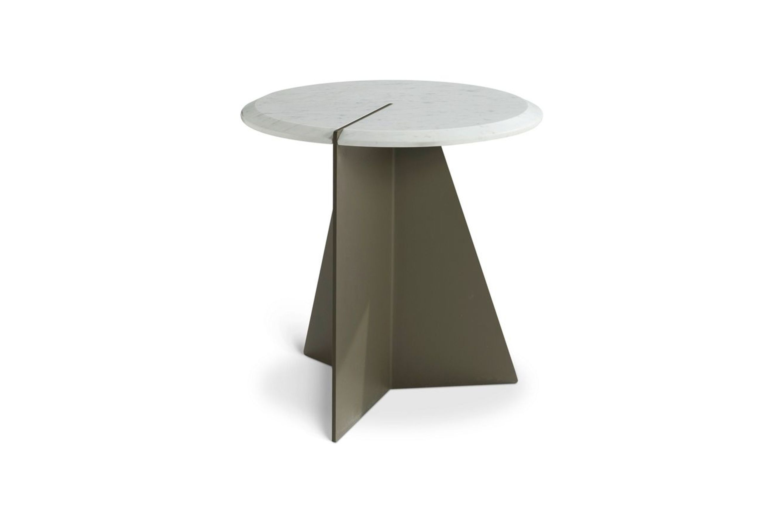 Nenuphar Bianco Carrare Pedestal Table