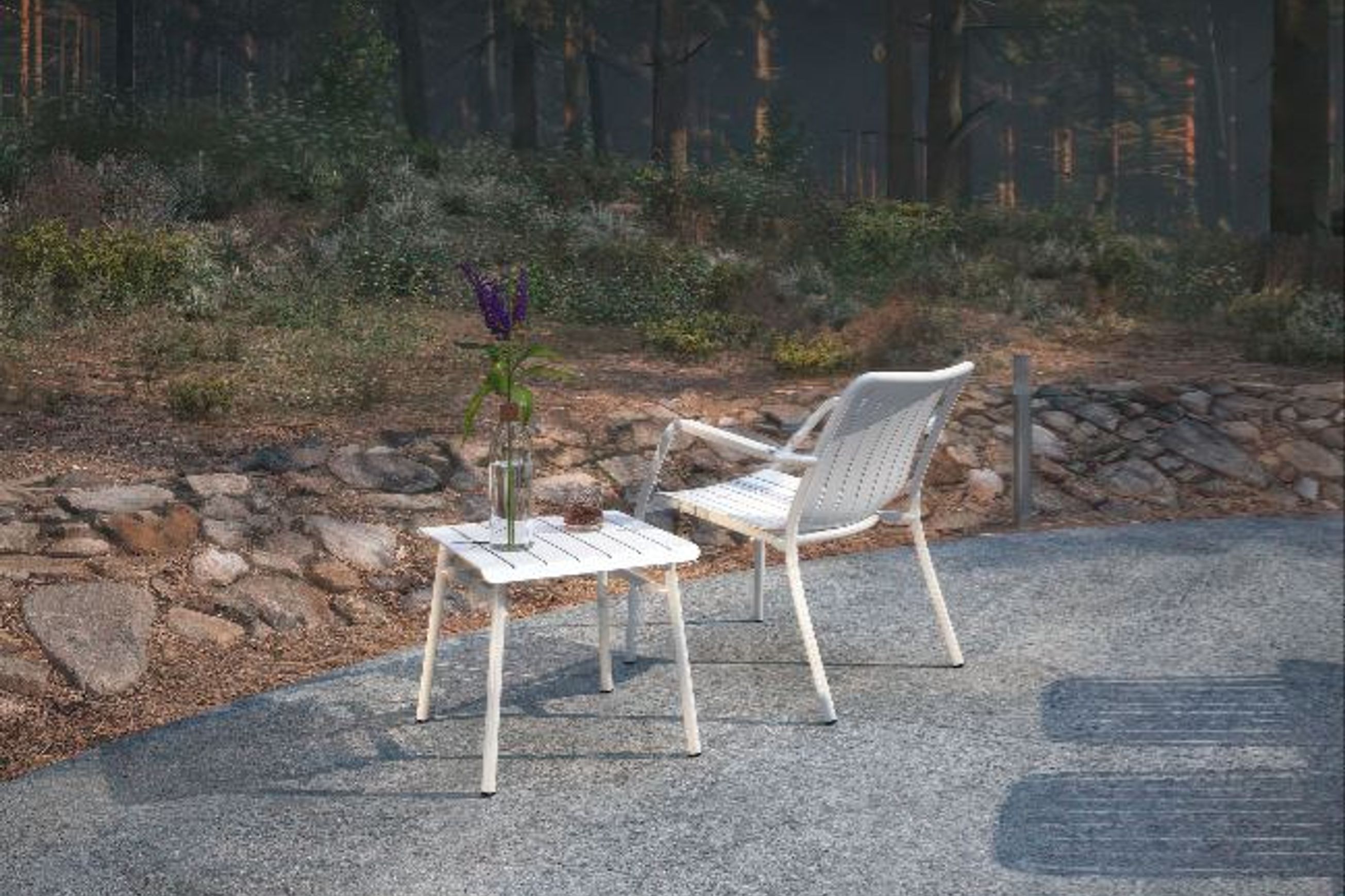 Roku Outdoor Low Stool Footrest