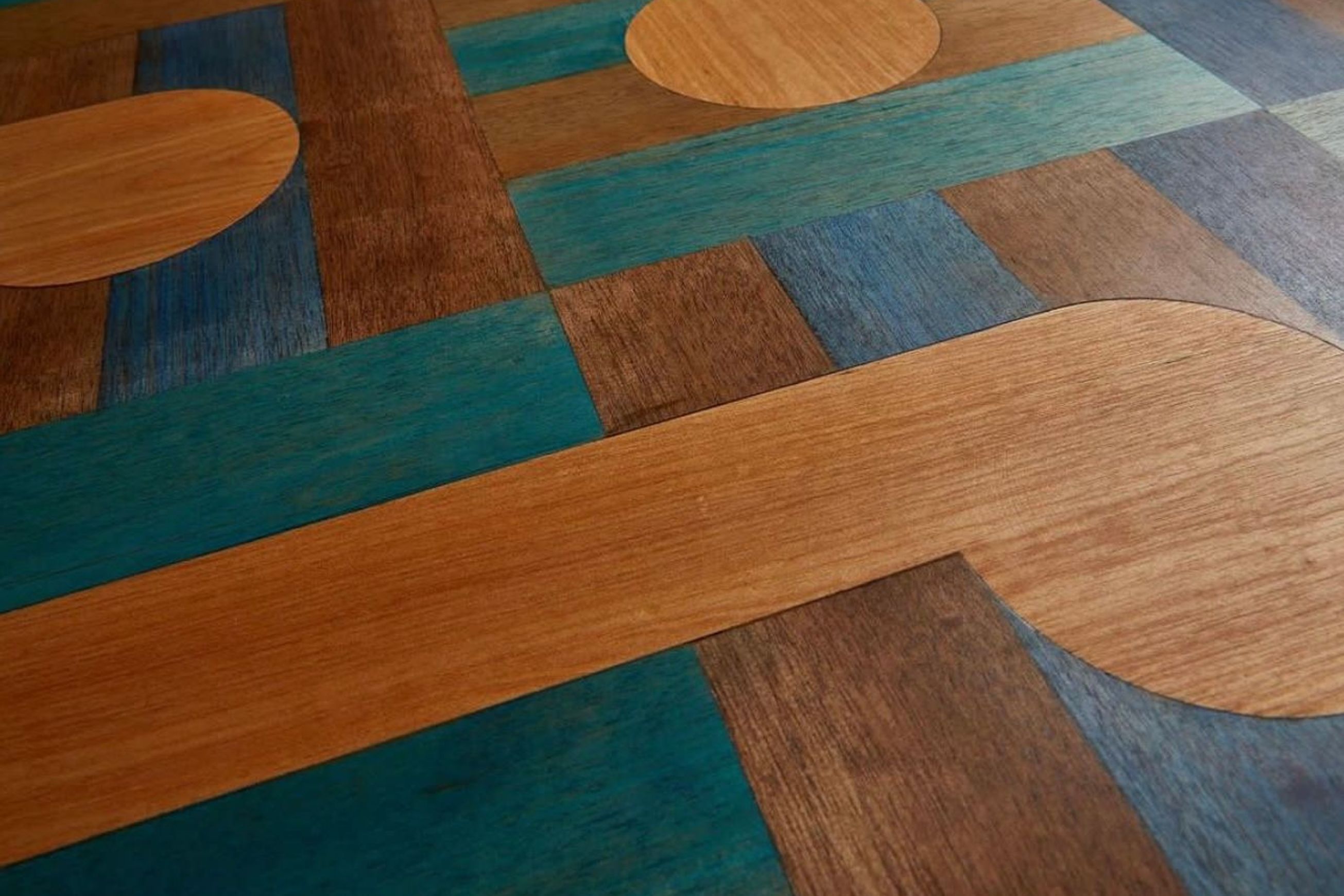 LETSWEAVE Side Table — Reclaimed Kauri & Rimu