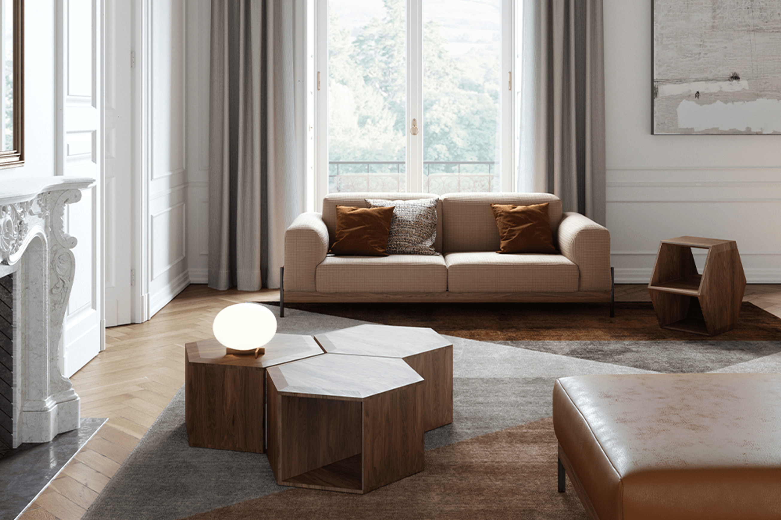 Hexa Coffee Table