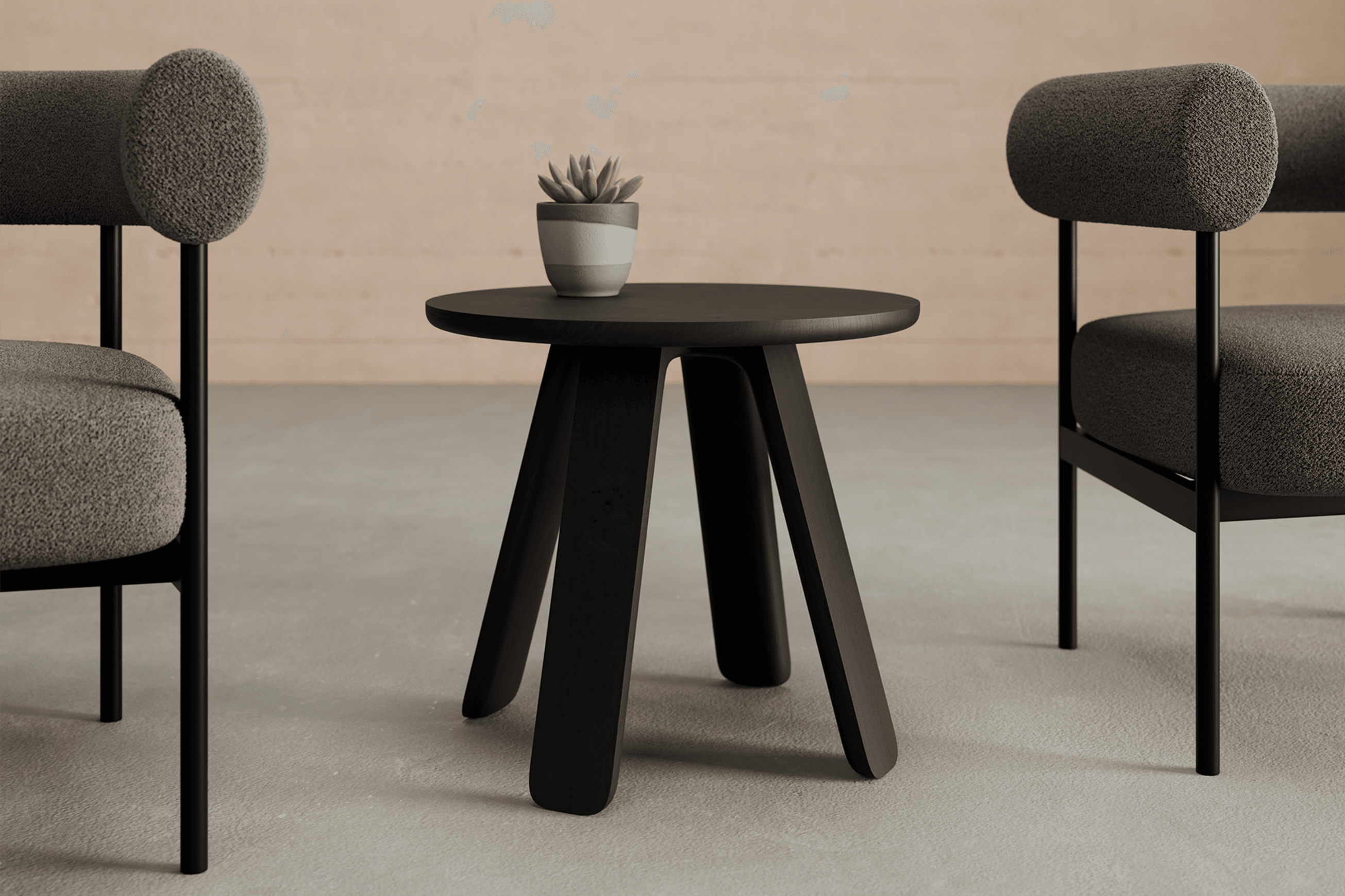 Mateo Side Table - Round - 50cm