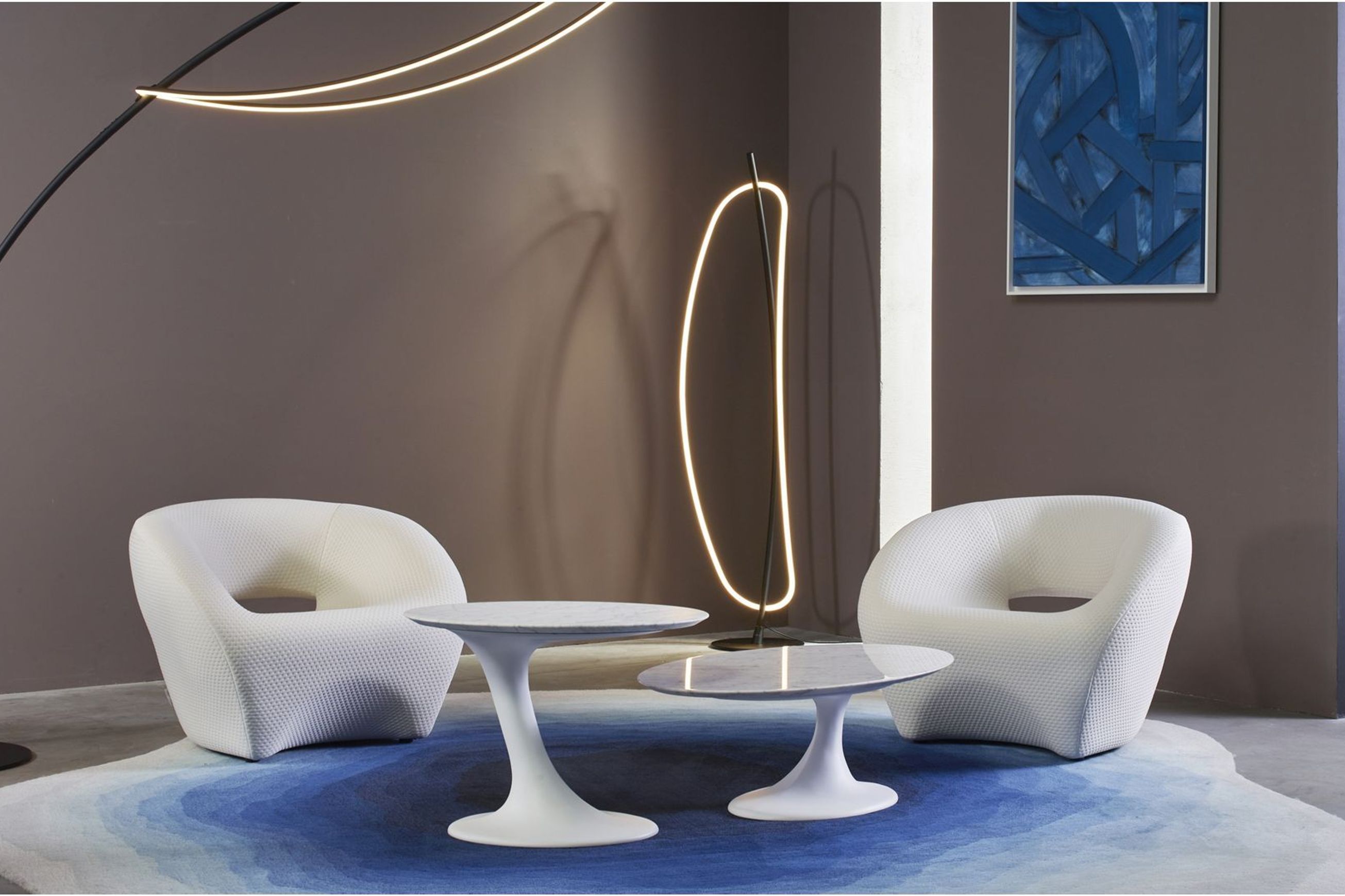 Speed Up Oval Occasional Table