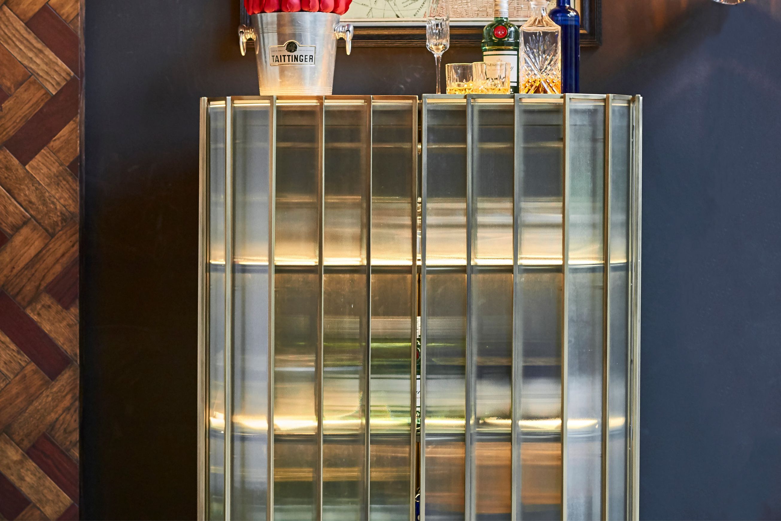 Shimmer Bar Cabinet by Timothy Oulton