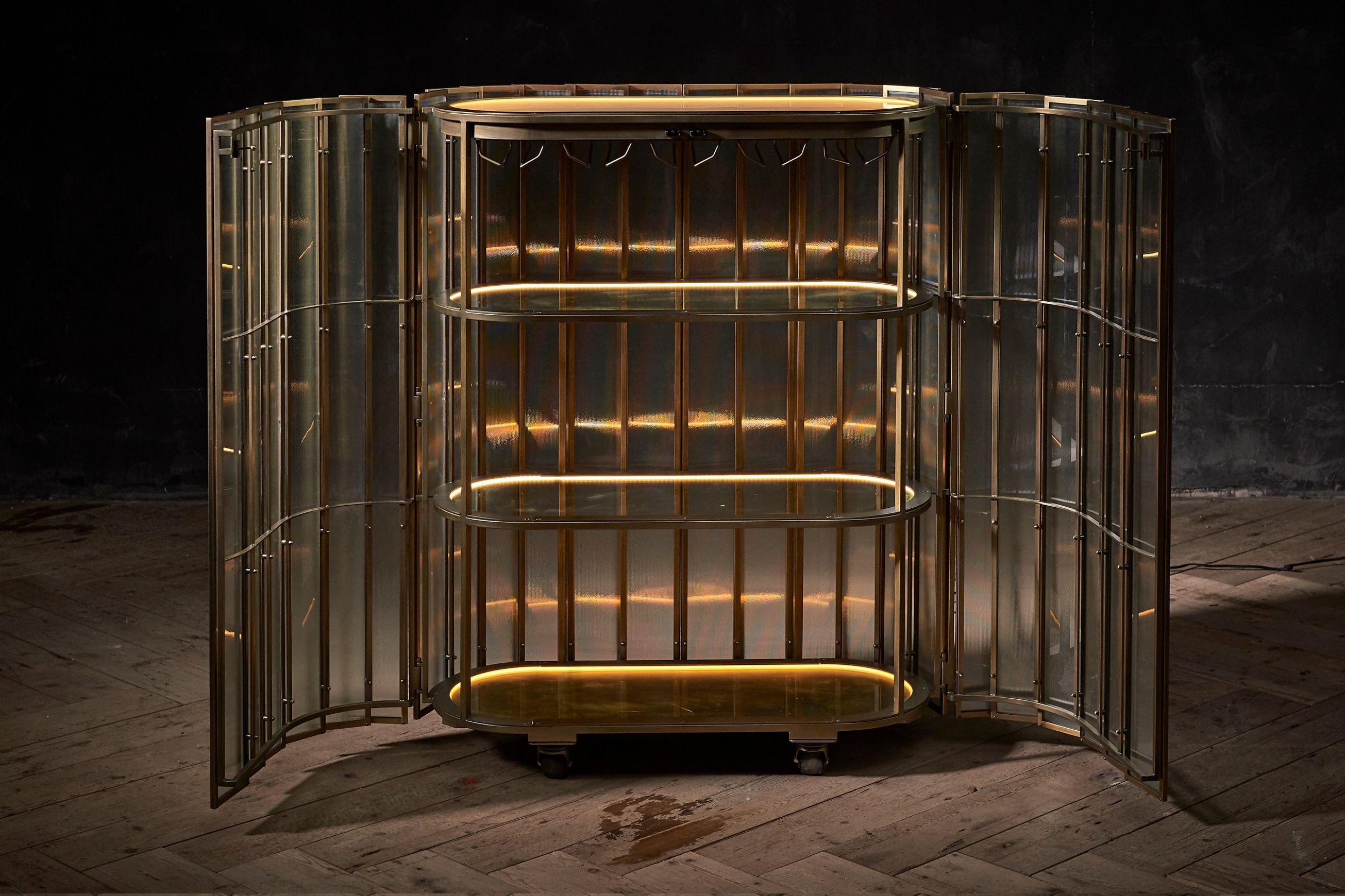 Shimmer Bar Cabinet by Timothy Oulton