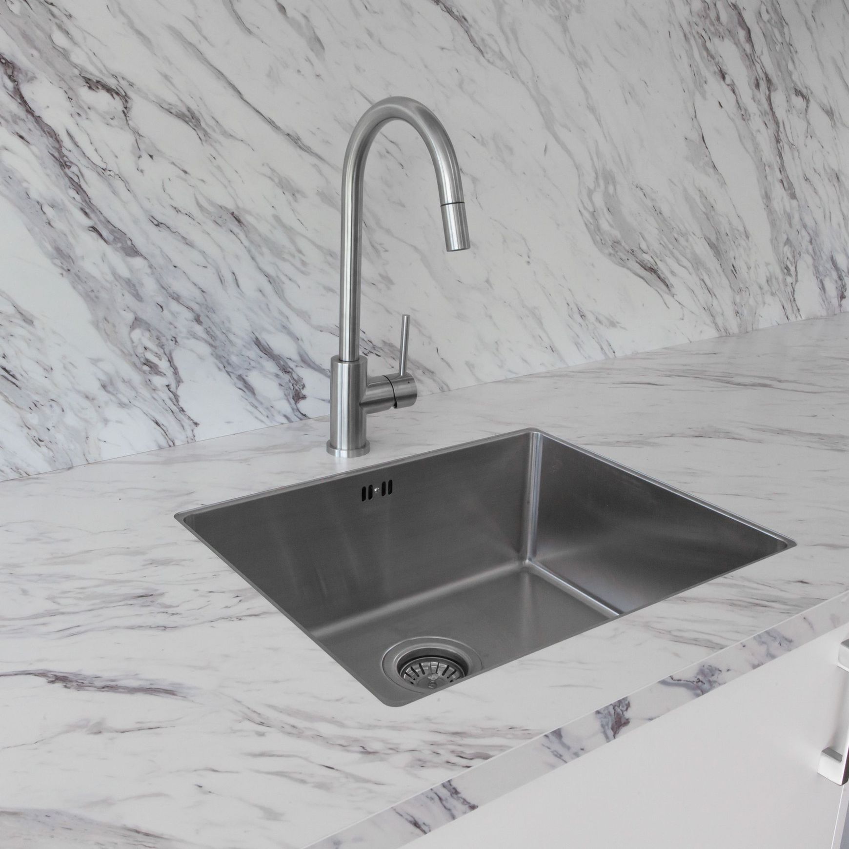 Handmade Stainless Steel Sinks (tight radius) by Mercer