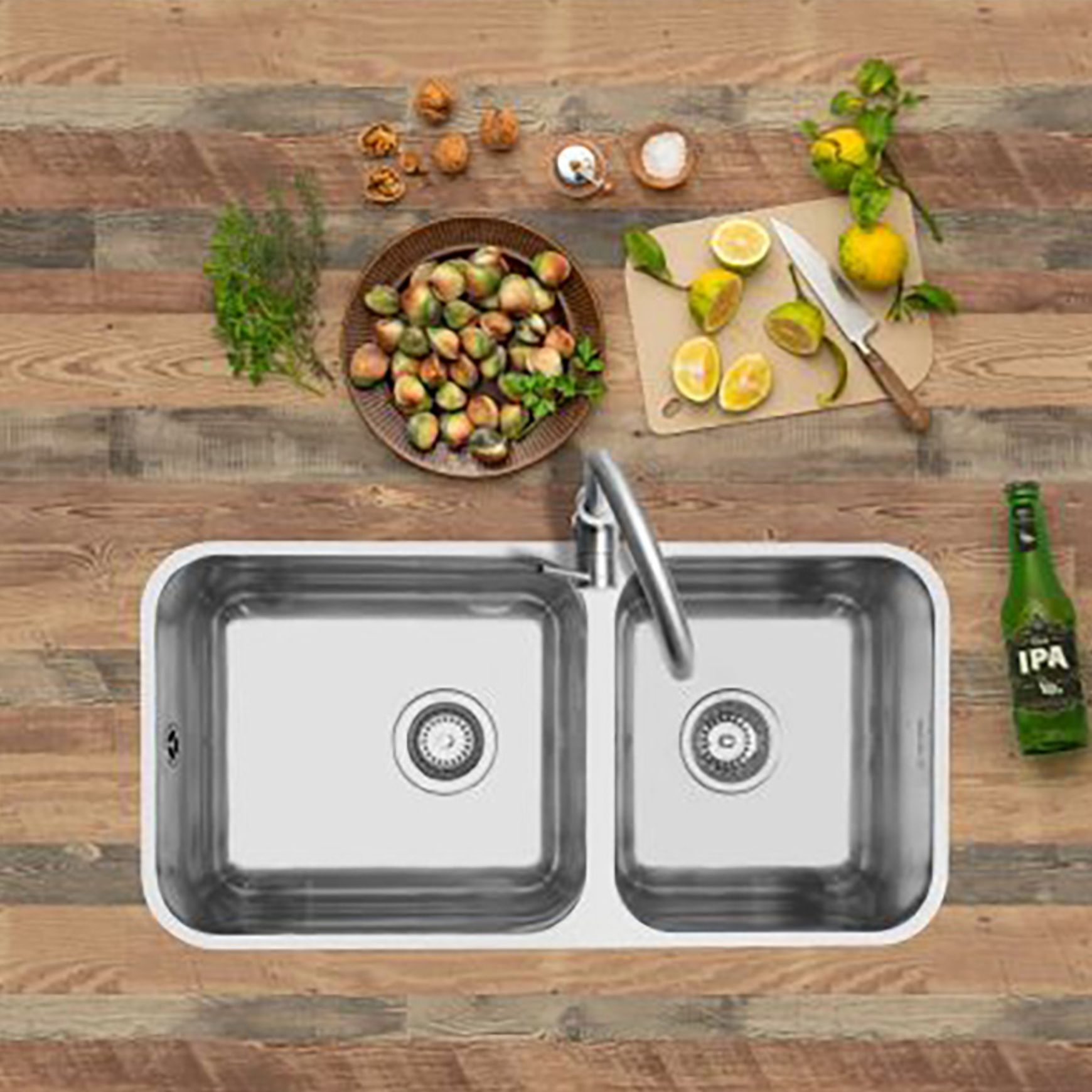NZ made Pressed Stainless Steel Sinks by Mercer