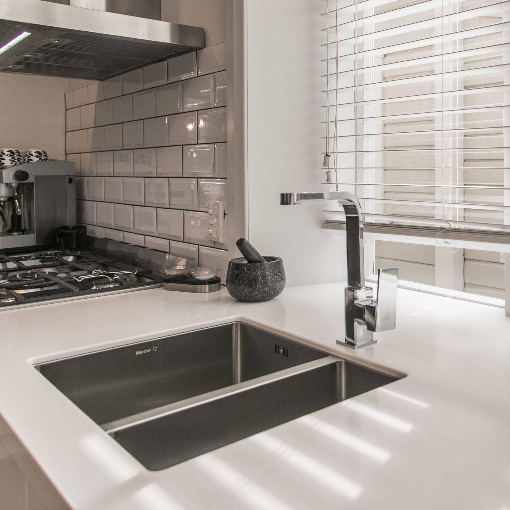 Handmade Stainless Steel Sinks (tight radius) by Mercer